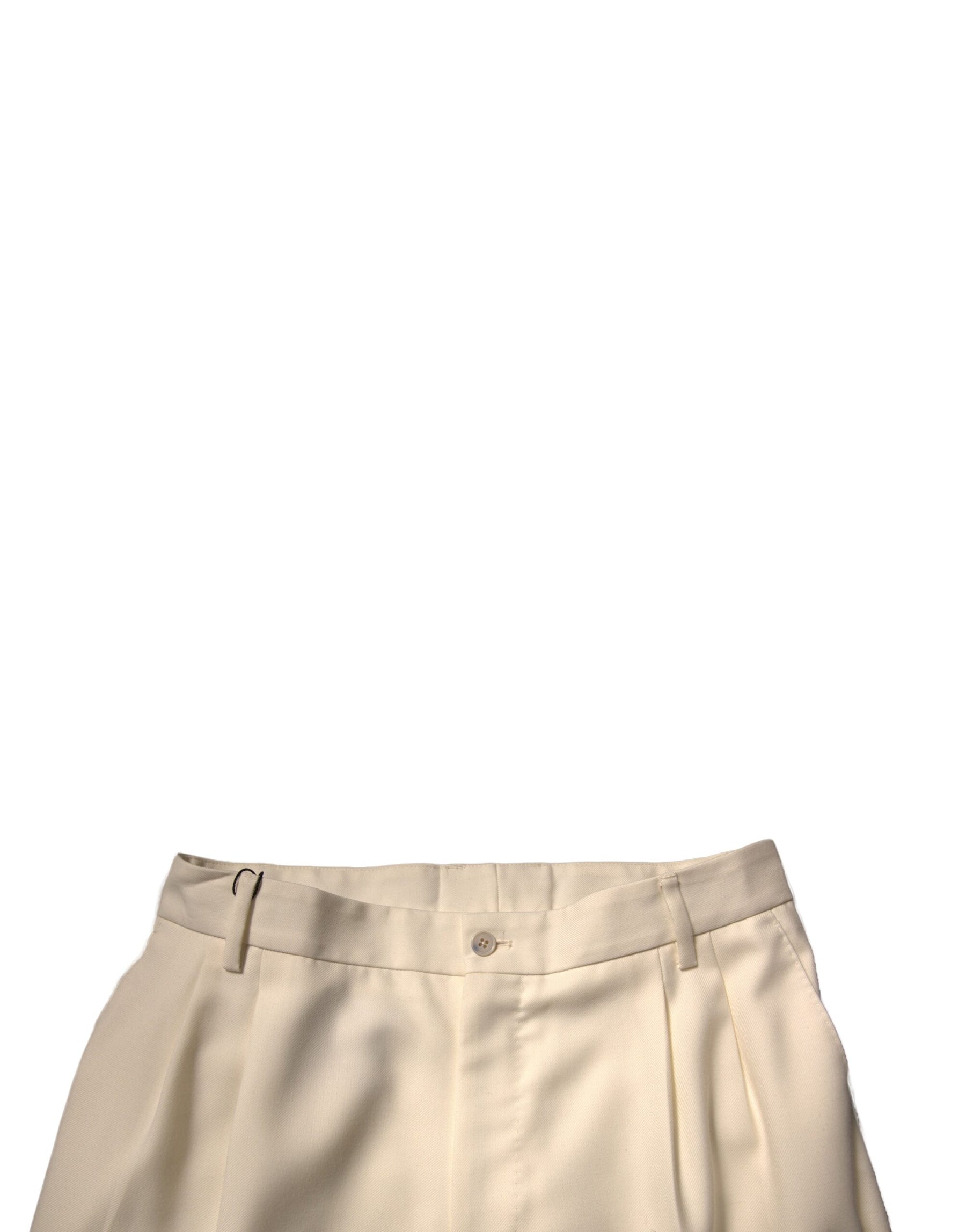 Dolce & Gabbana Off White Straight Dress Pants | Regal Royce