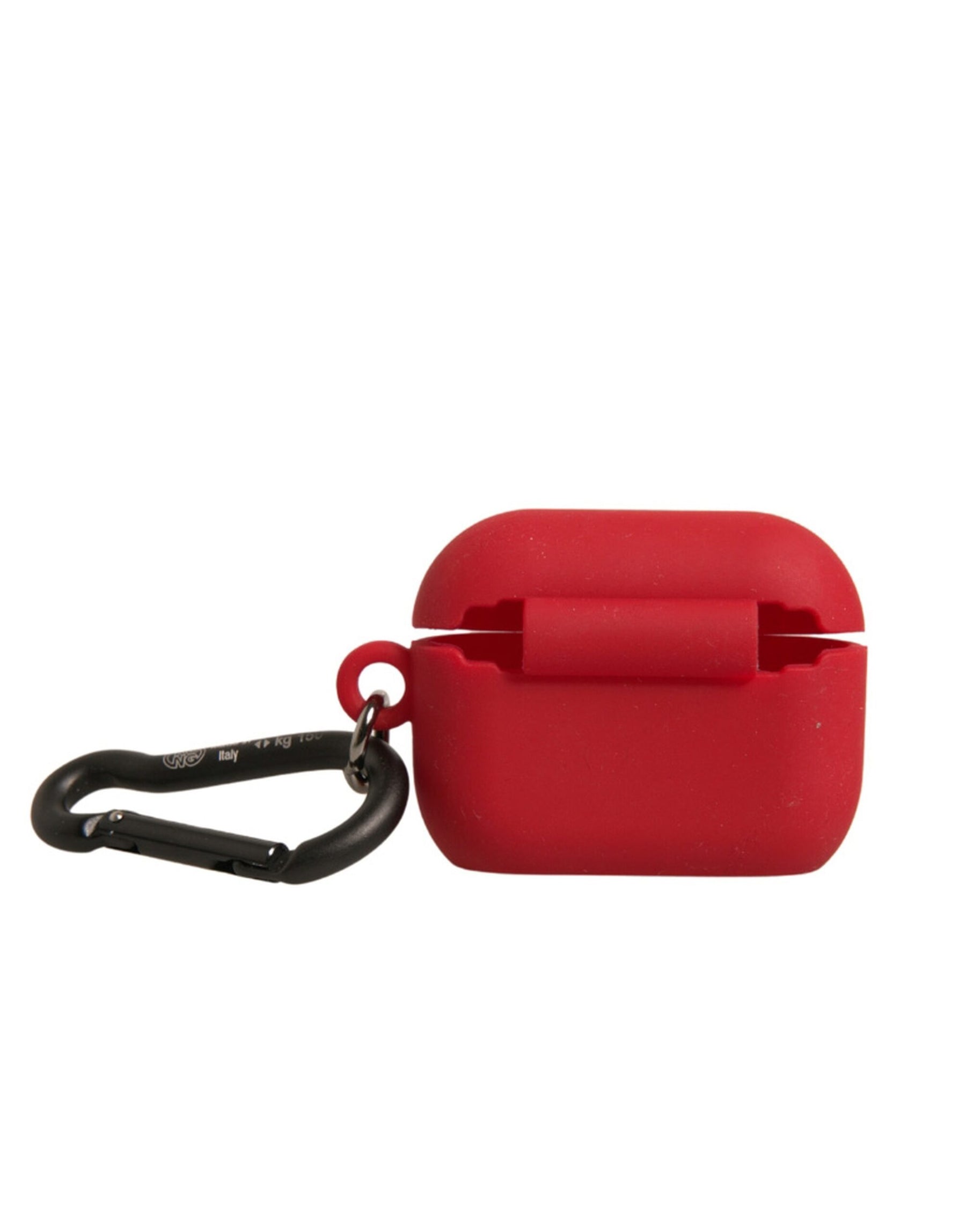 Dolce & Gabbana Red Silicone Rubber Logo Embossed Airpods Case | Regal Royce