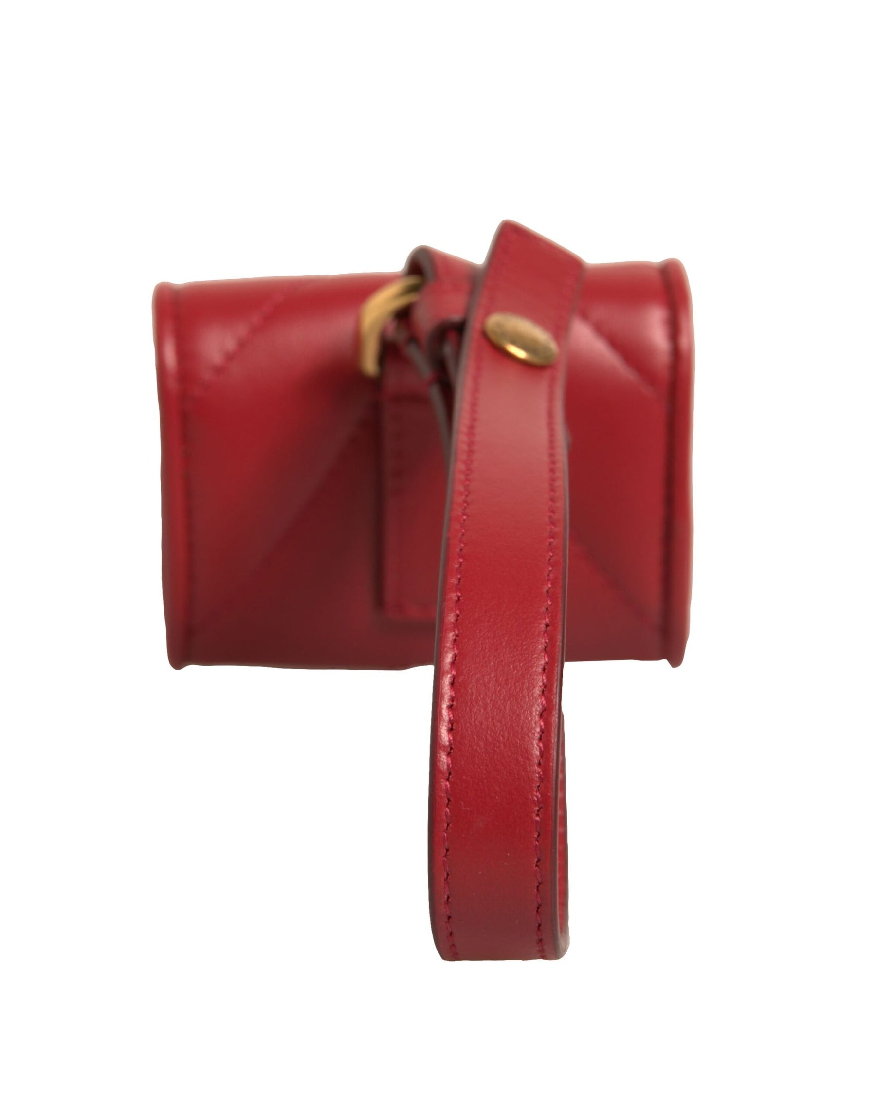 Dolce & Gabbana Black Leather Devotion Heart Strap Airpod Case | Regal Royce