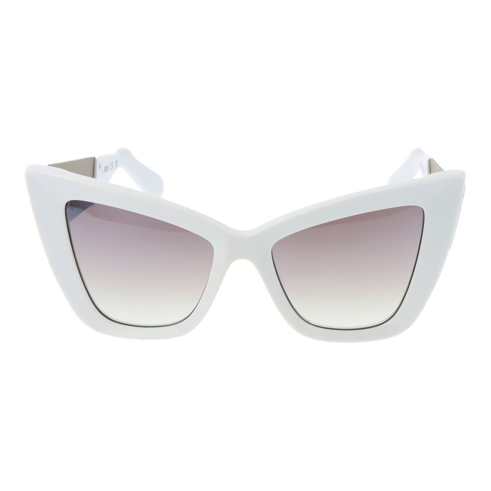 GCDS White Acetate Sunglasses | Regal Royce