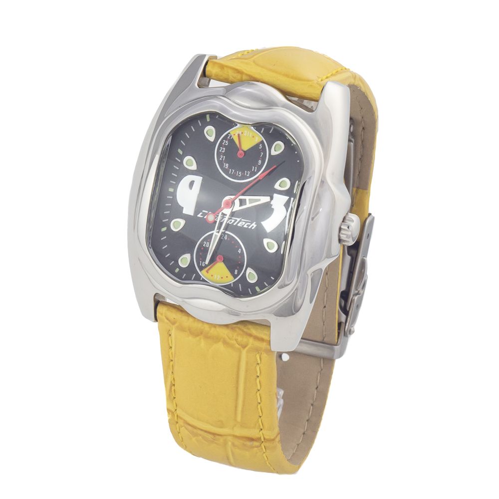 Chronotech Bicolor Leather Dress Watch | Regal Royce