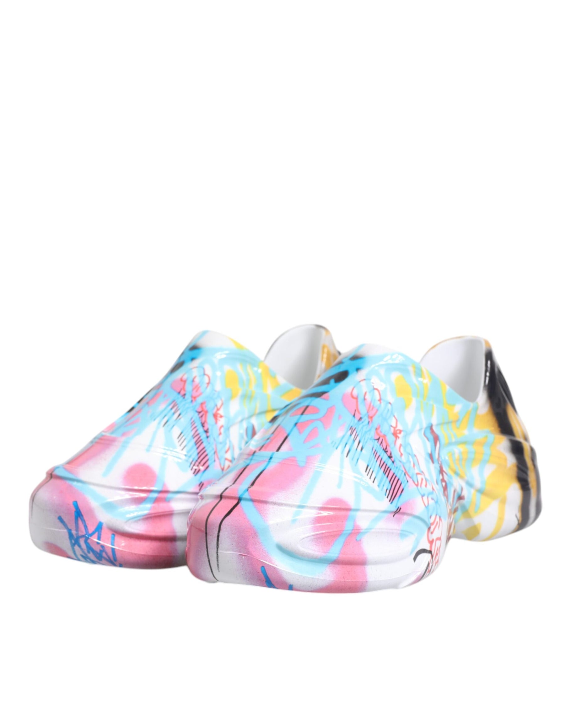 Dolce & Gabbana Multicolor Graffiti Daymaster Sneakers Shoes | Regal Royce