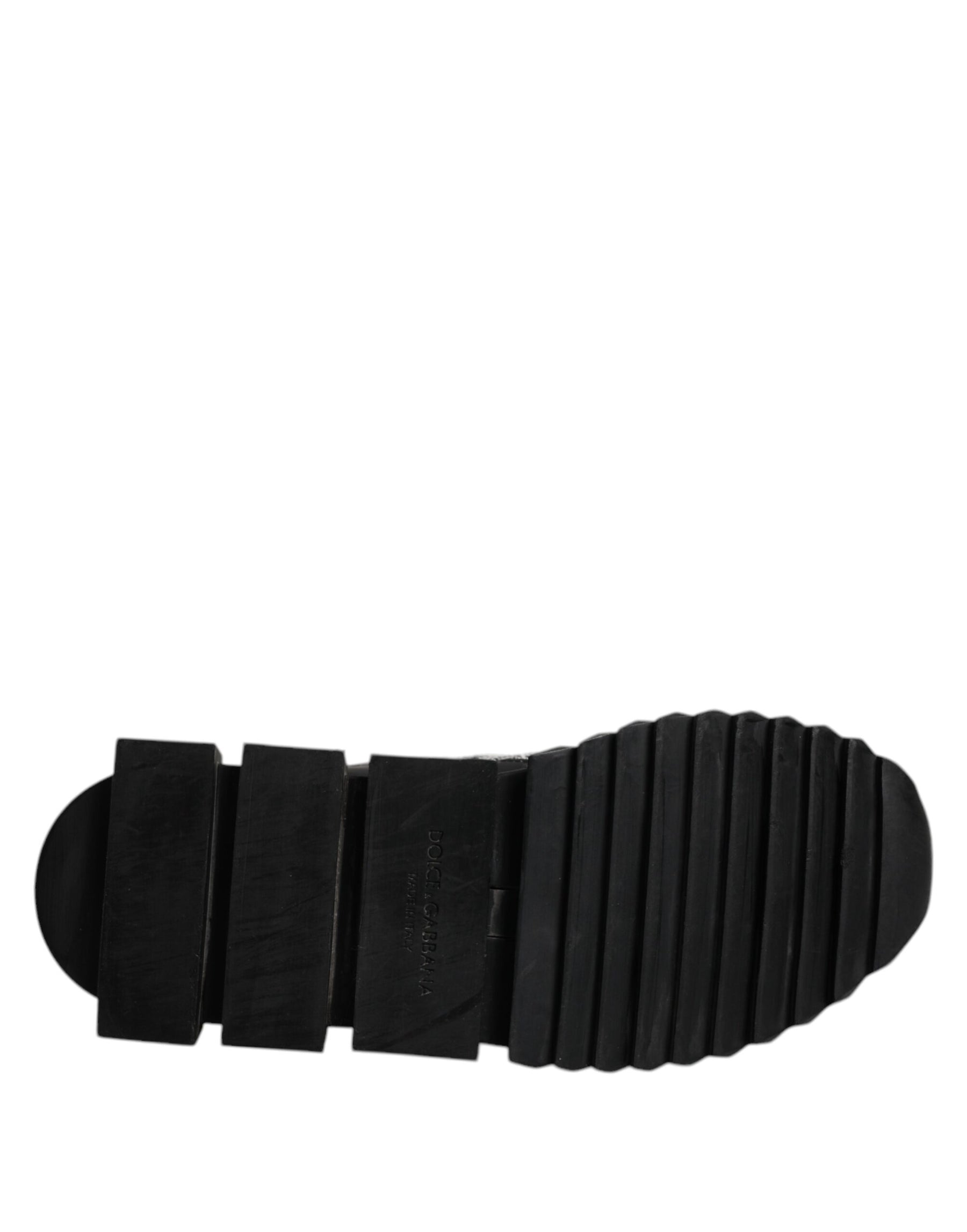 Dolce & Gabbana Multicolor Sorrento Logo Sneakers Socks Shoes | Regal Royce