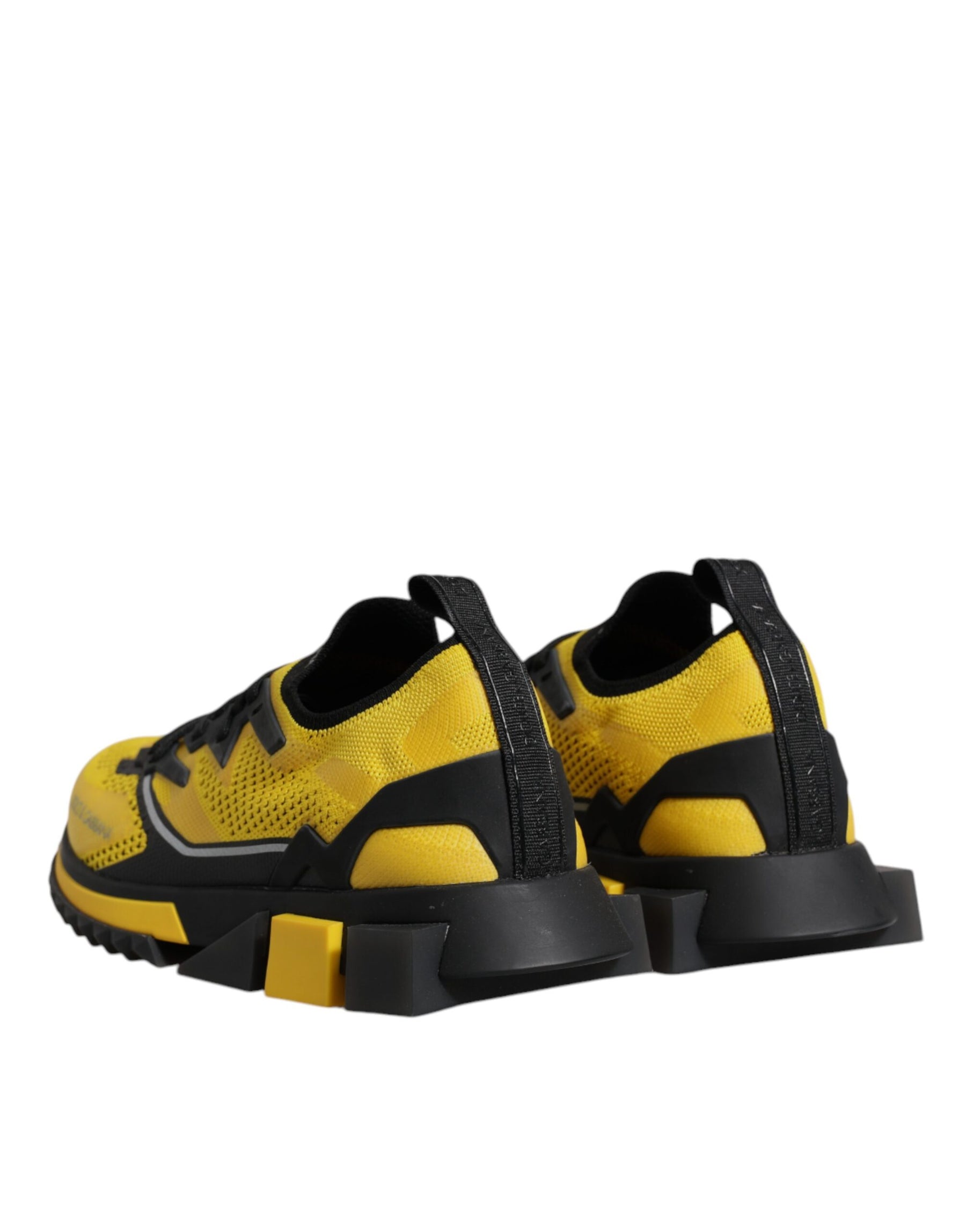 Dolce & Gabbana Yellow SORRENTO Sport Stretch Sneakers Shoes | Regal Royce