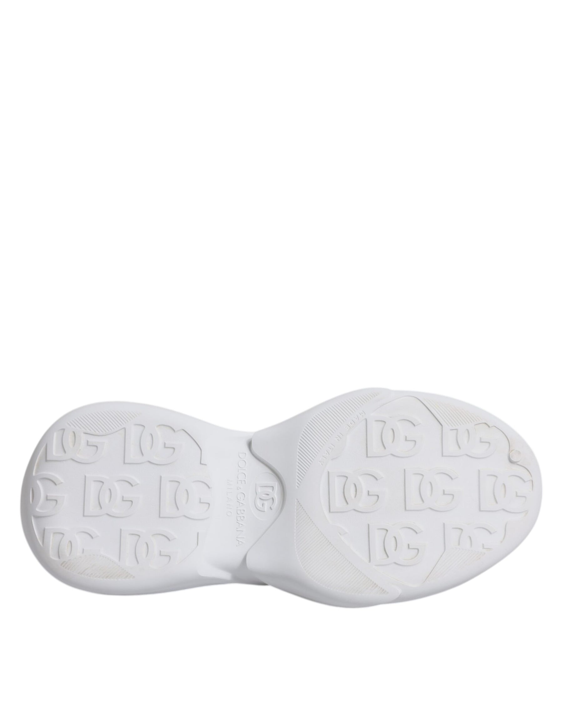 Dolce & Gabbana White Daymaster Low Top Men Sneakers Shoes | Regal Royce