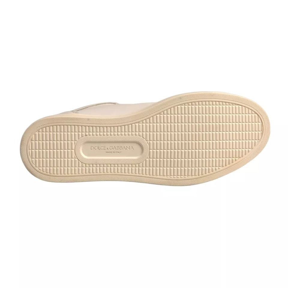 Dolce & Gabbana White London Logo High Top Sneakers Shoes | Regal Royce