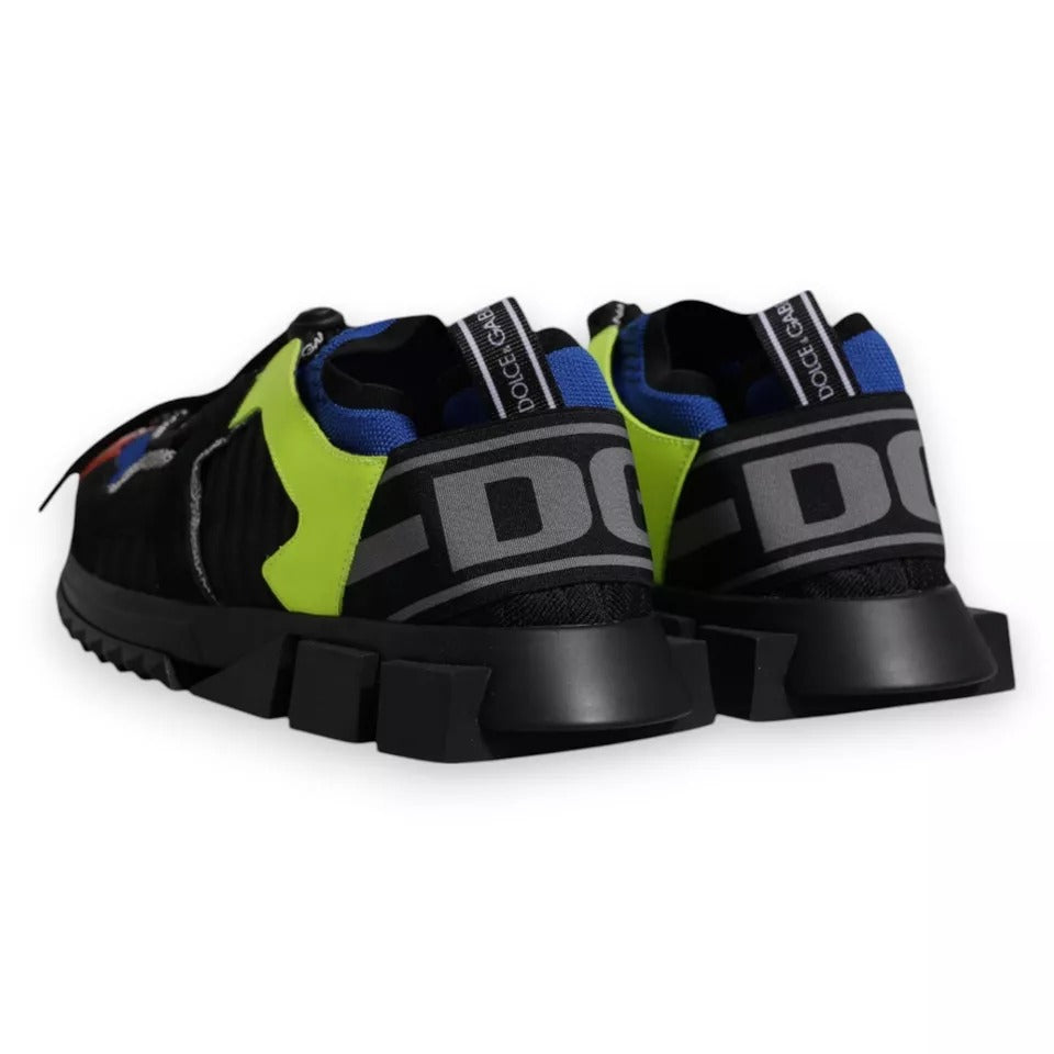 Dolce & Gabbana Multicolor Low Top Sorrento Sneakers Shoes | Regal Royce