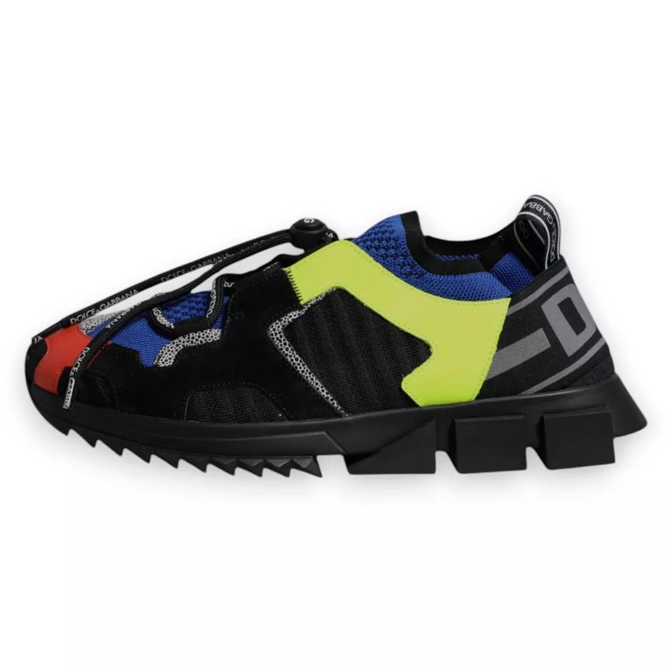 Dolce & Gabbana Multicolor Low Top Sorrento Sneakers Shoes | Regal Royce