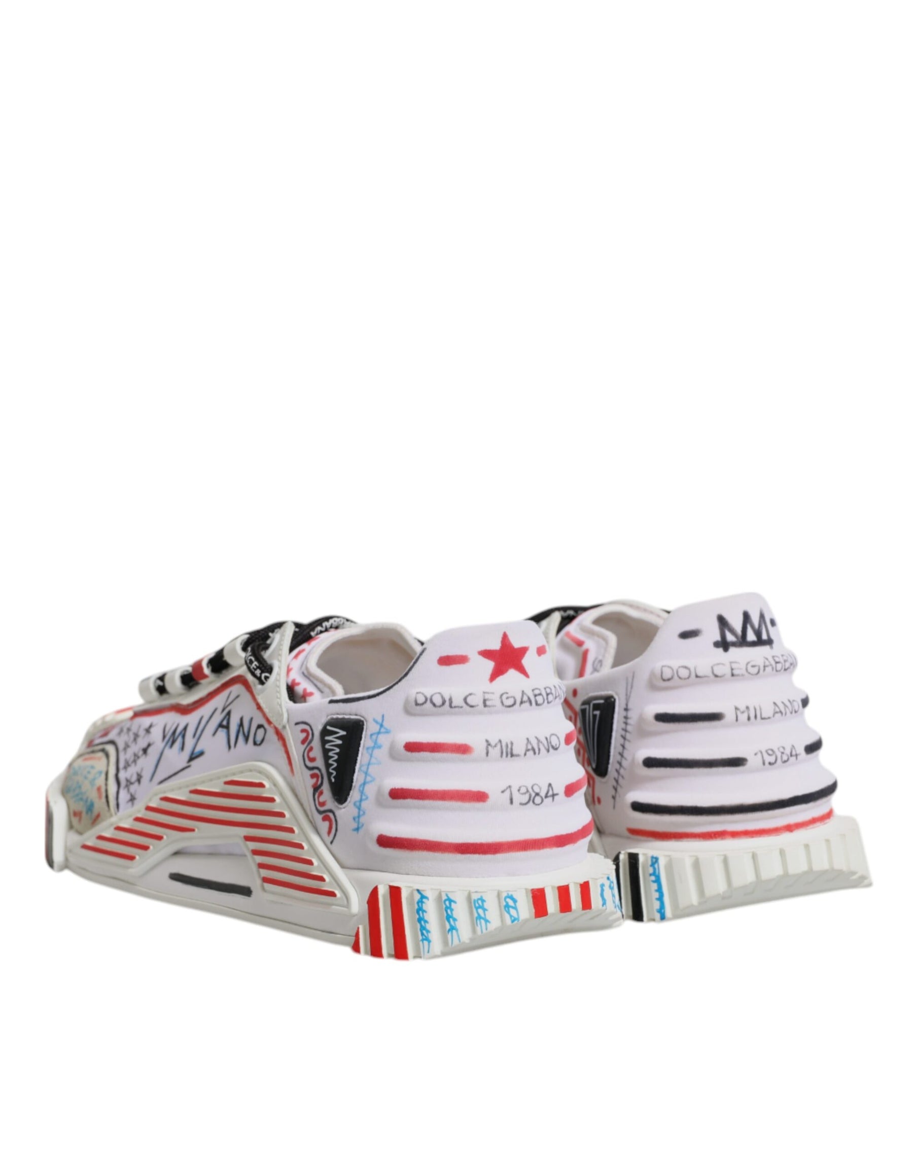 Dolce & Gabbana Multicolor Suede Fabric NS1 Sneakers Shoes | Regal Royce