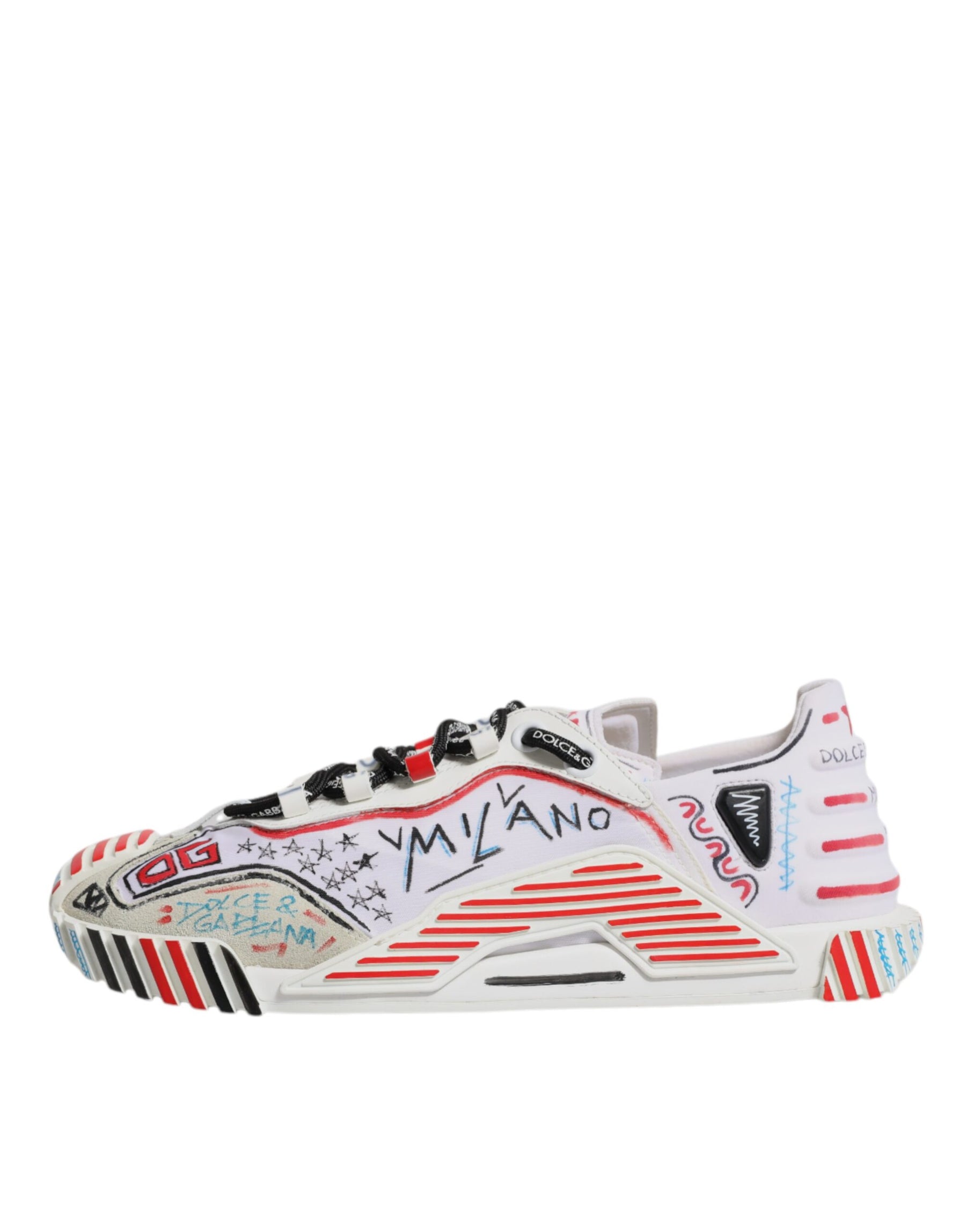 Dolce & Gabbana Multicolor Suede Fabric NS1 Sneakers Shoes | Regal Royce