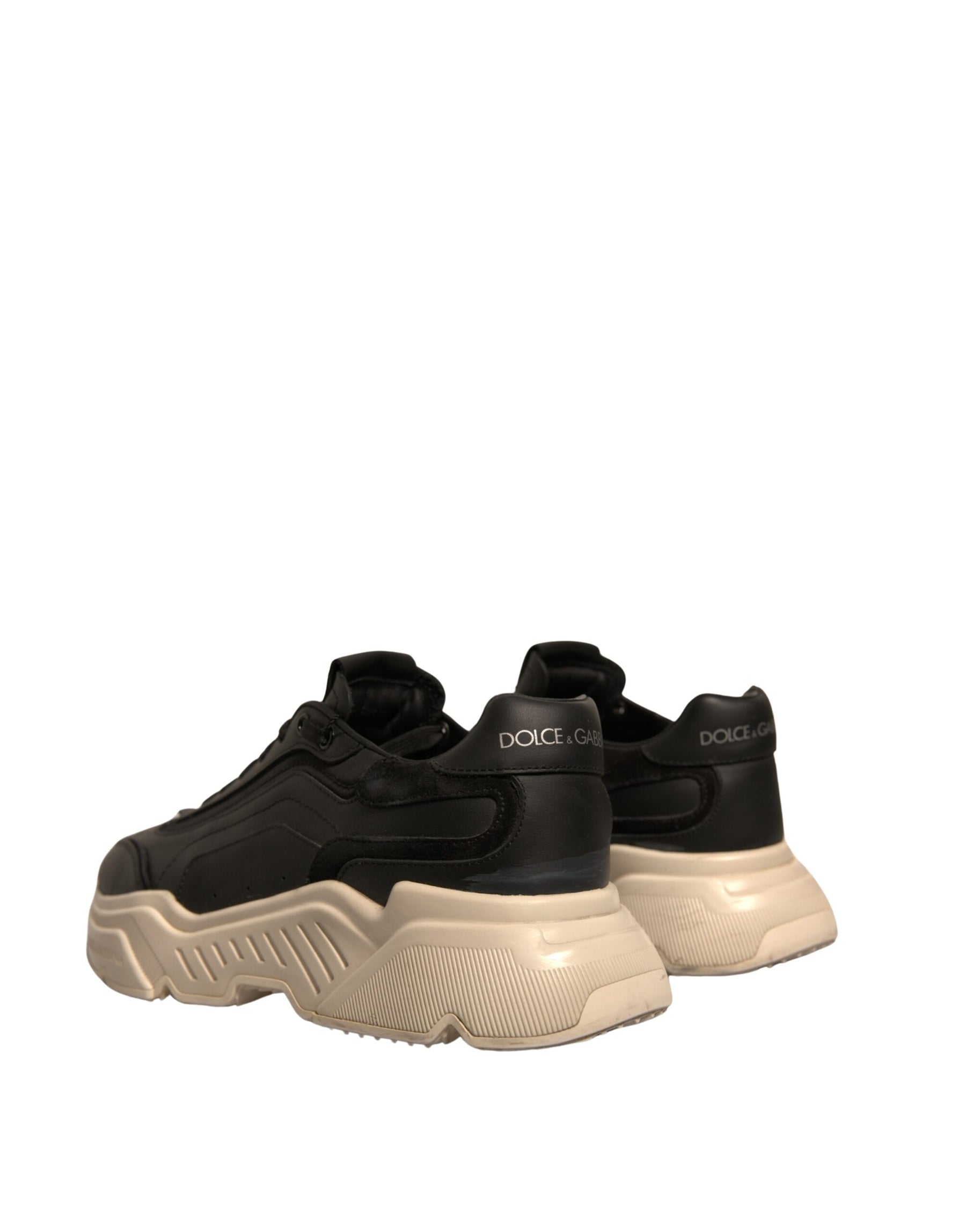 Dolce & Gabbana Black White Daymaster Low Top Sneakers Shoes | Regal Royce