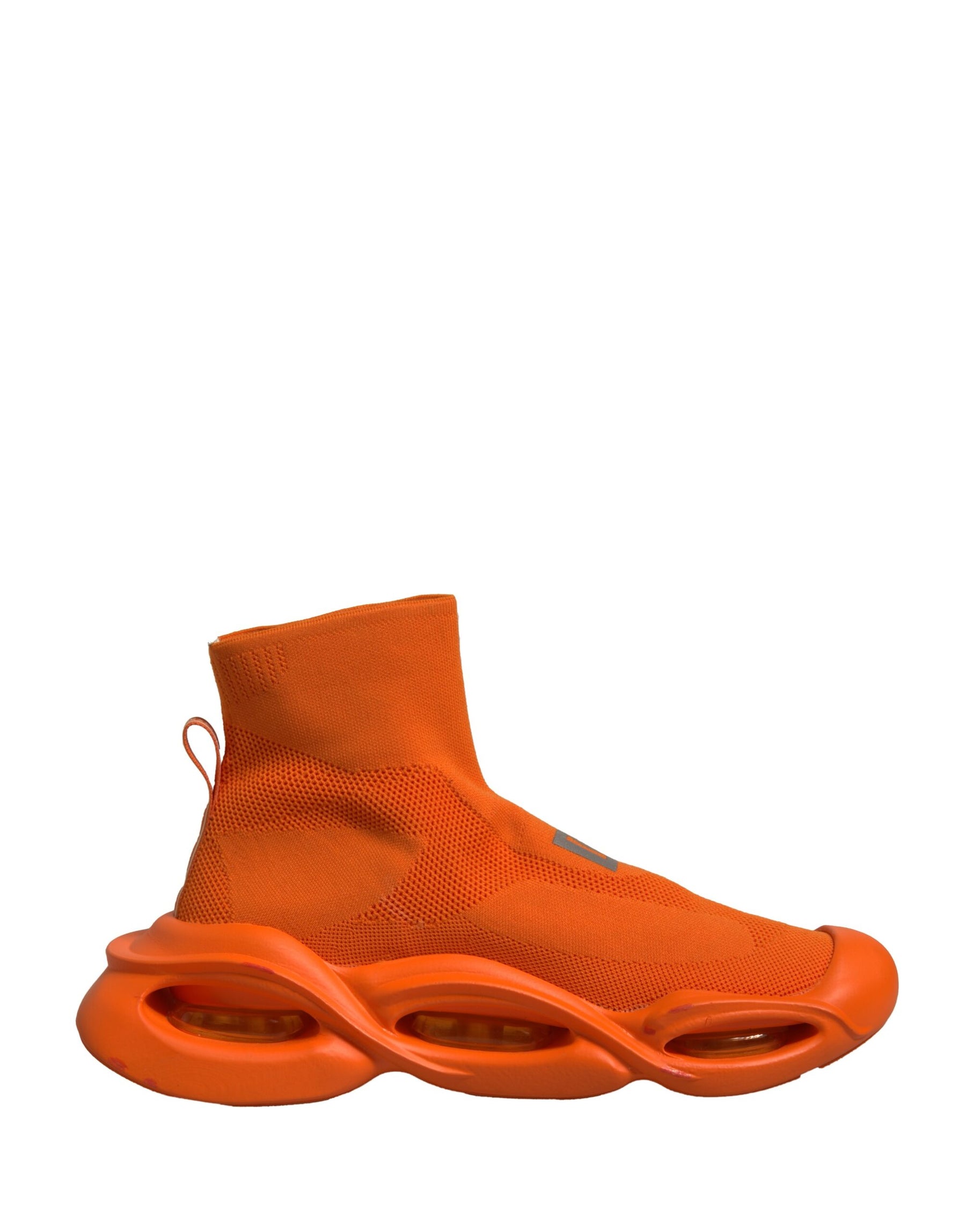 Dolce & Gabbana Orange Slip On Wave Socks Men Sneakers Shoes | Regal Royce