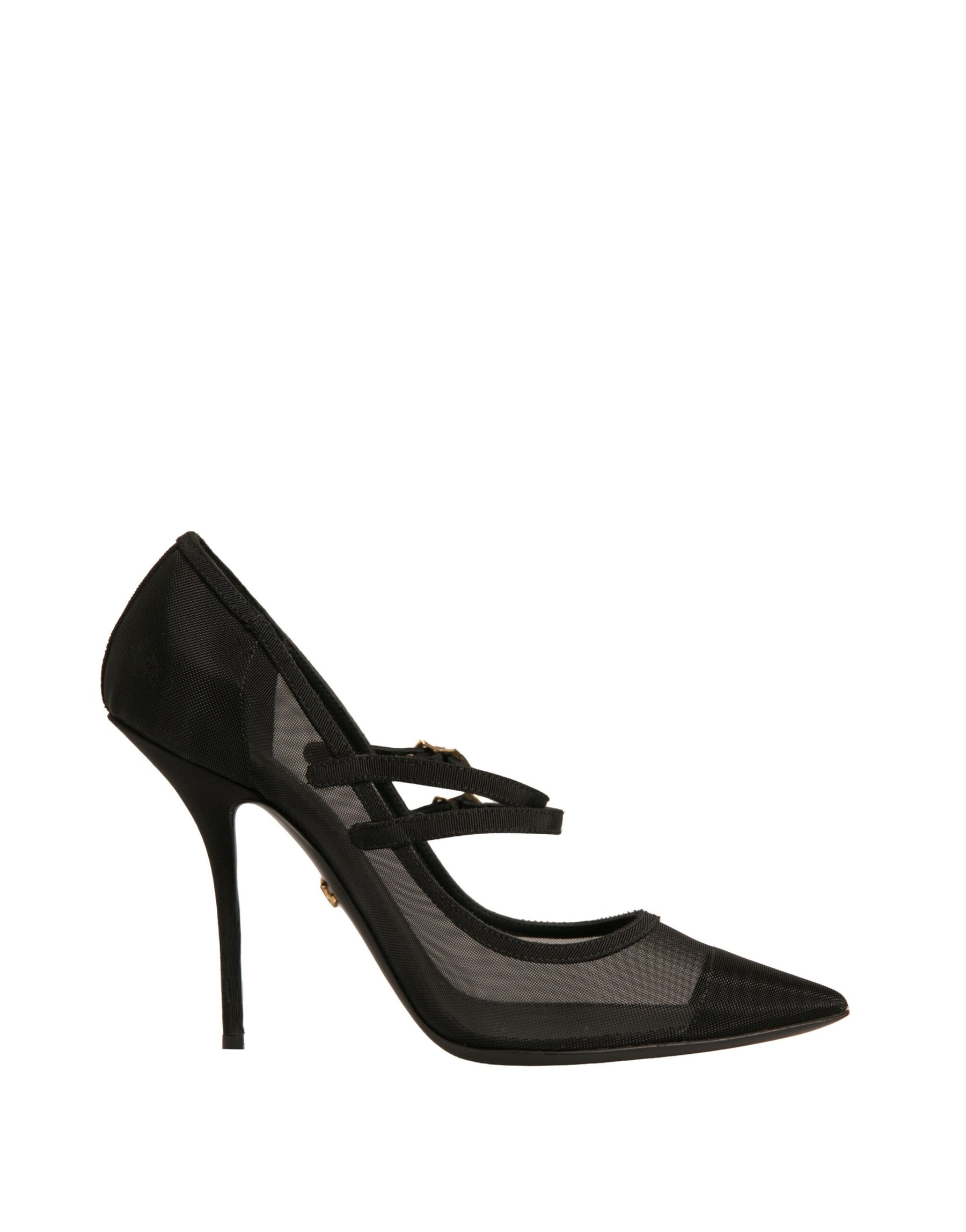 Dolce & Gabbana Black Mesh Mary Jane High Heels Pumps Shoes | Regal Royce