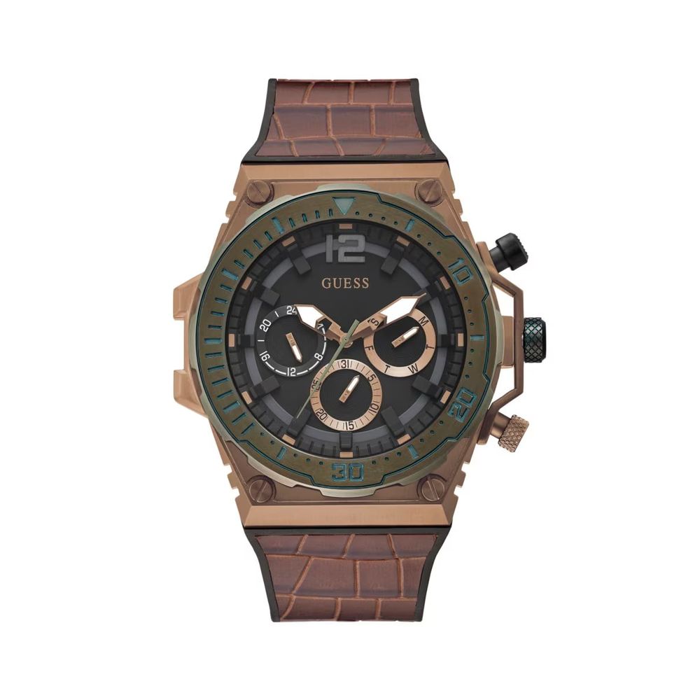 Guess Brown Synthetic Dress Watch | Regal Royce