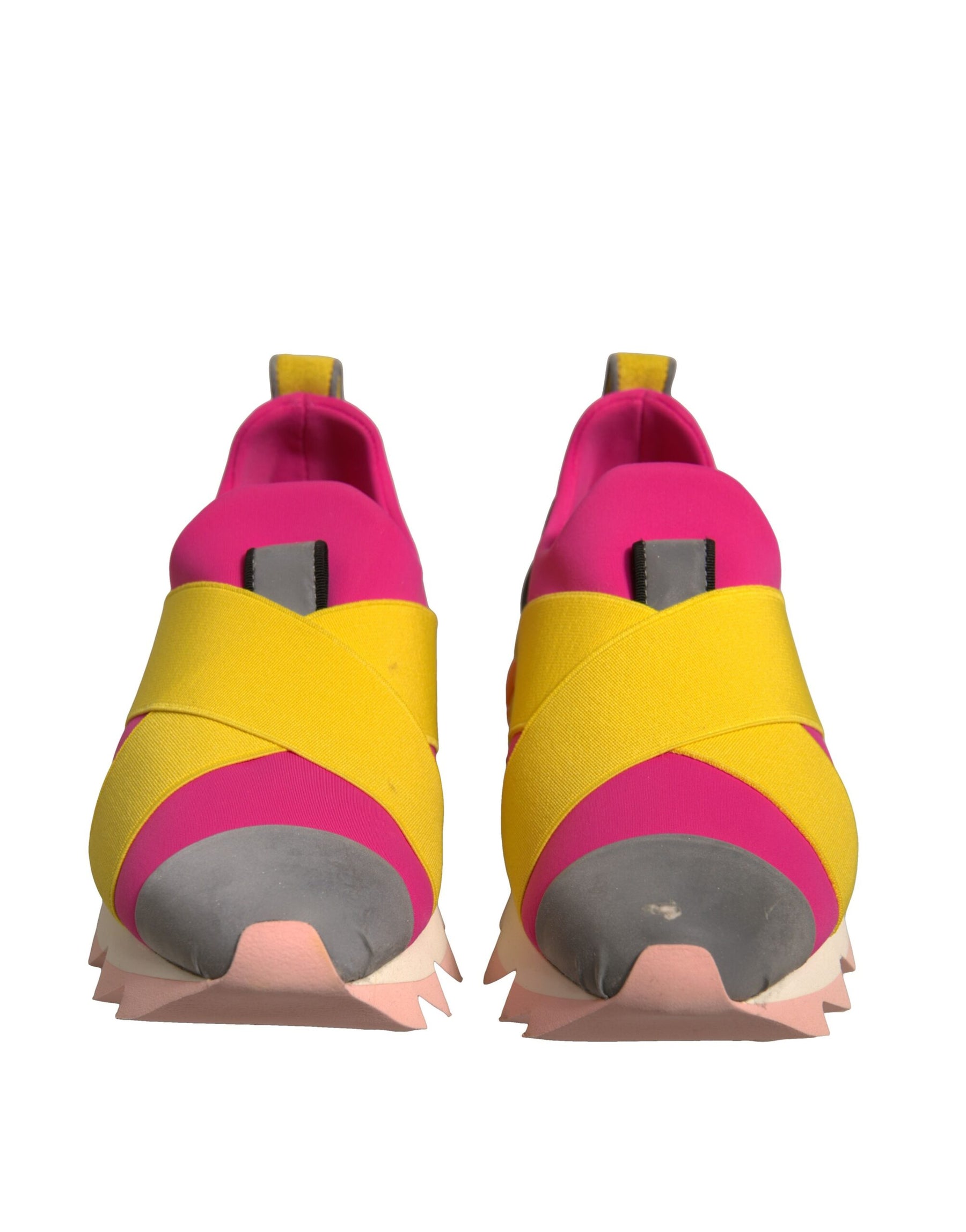 Dolce & Gabbana Multicolor Neoprene Elastic Ibiza Sneakers Shoes | Regal Royce