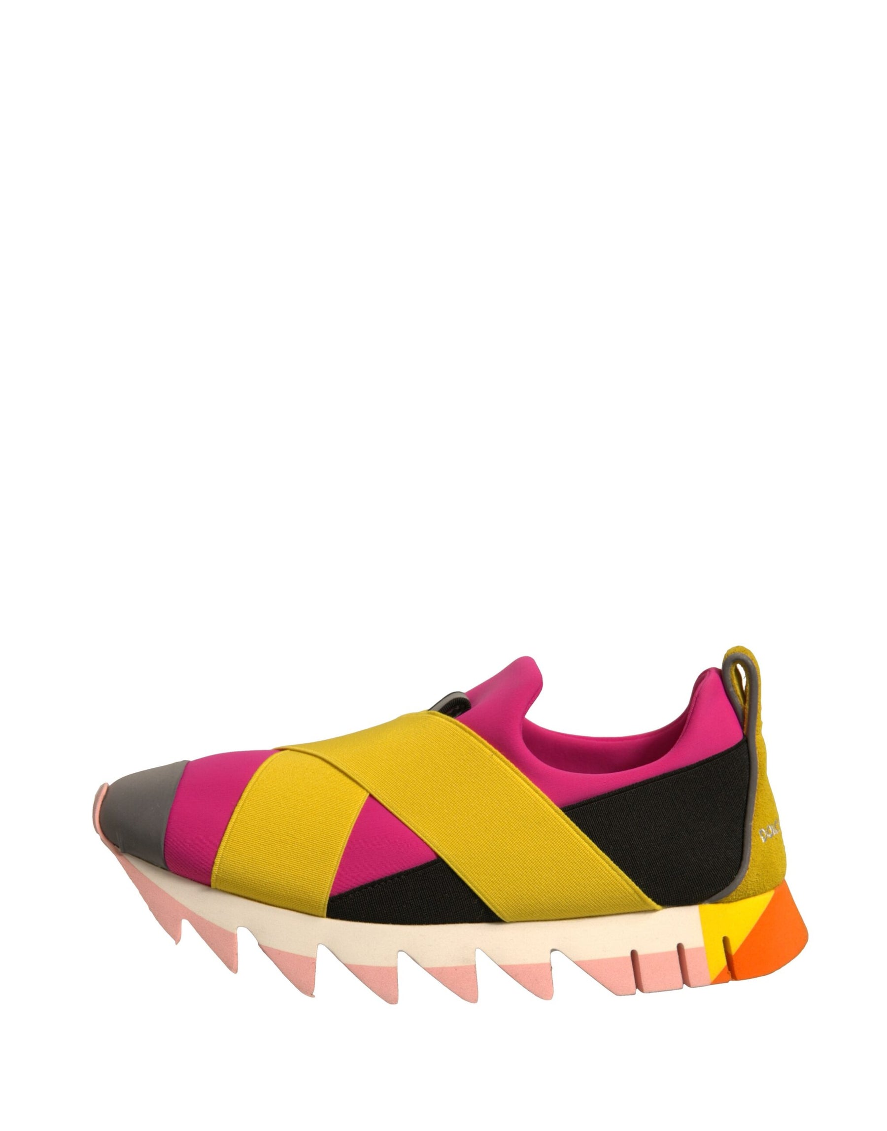 Dolce & Gabbana Multicolor Neoprene Elastic Ibiza Sneakers Shoes | Regal Royce