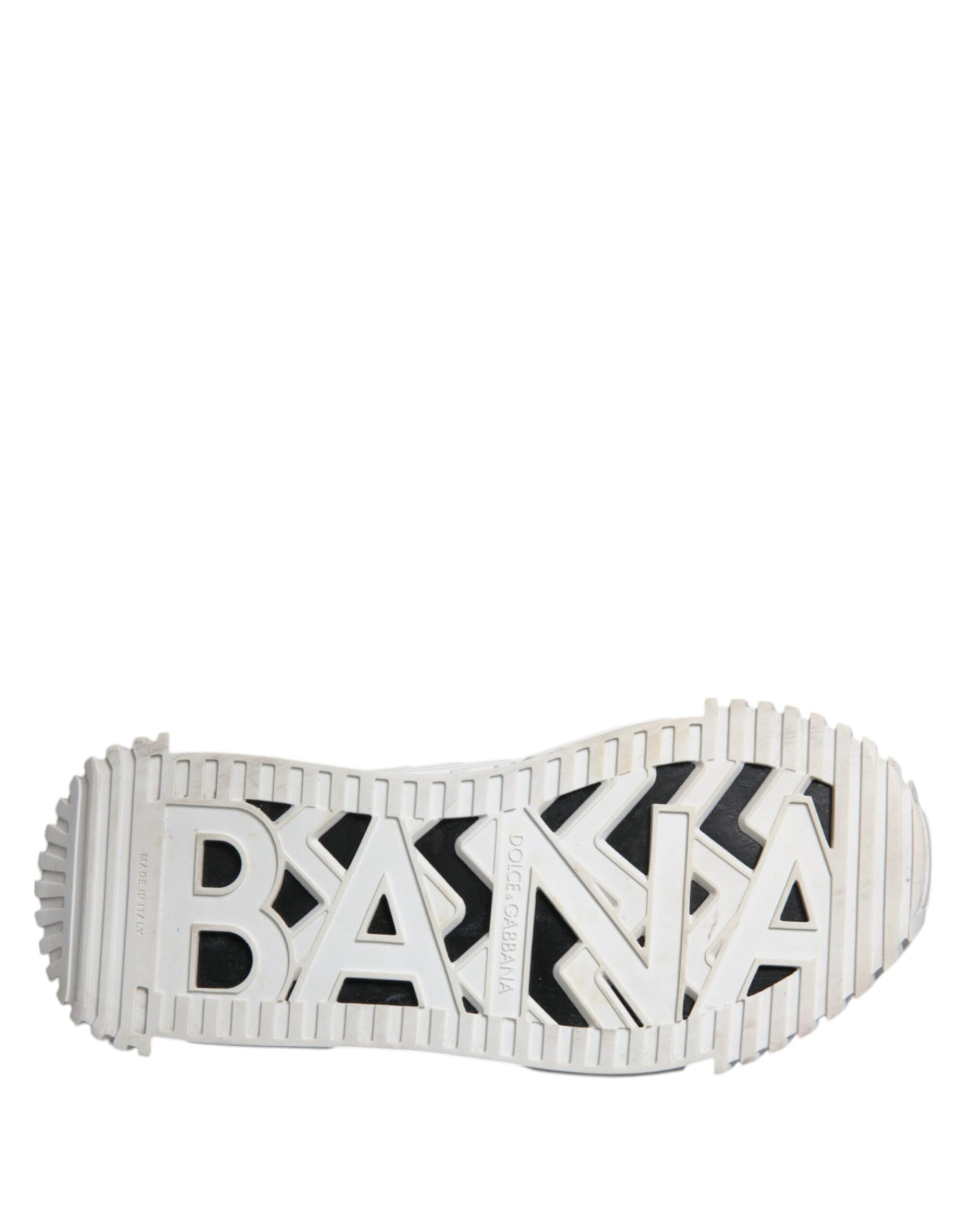 Dolce & Gabbana White Black NS1 Low Top Sneakers Shoes | Regal Royce