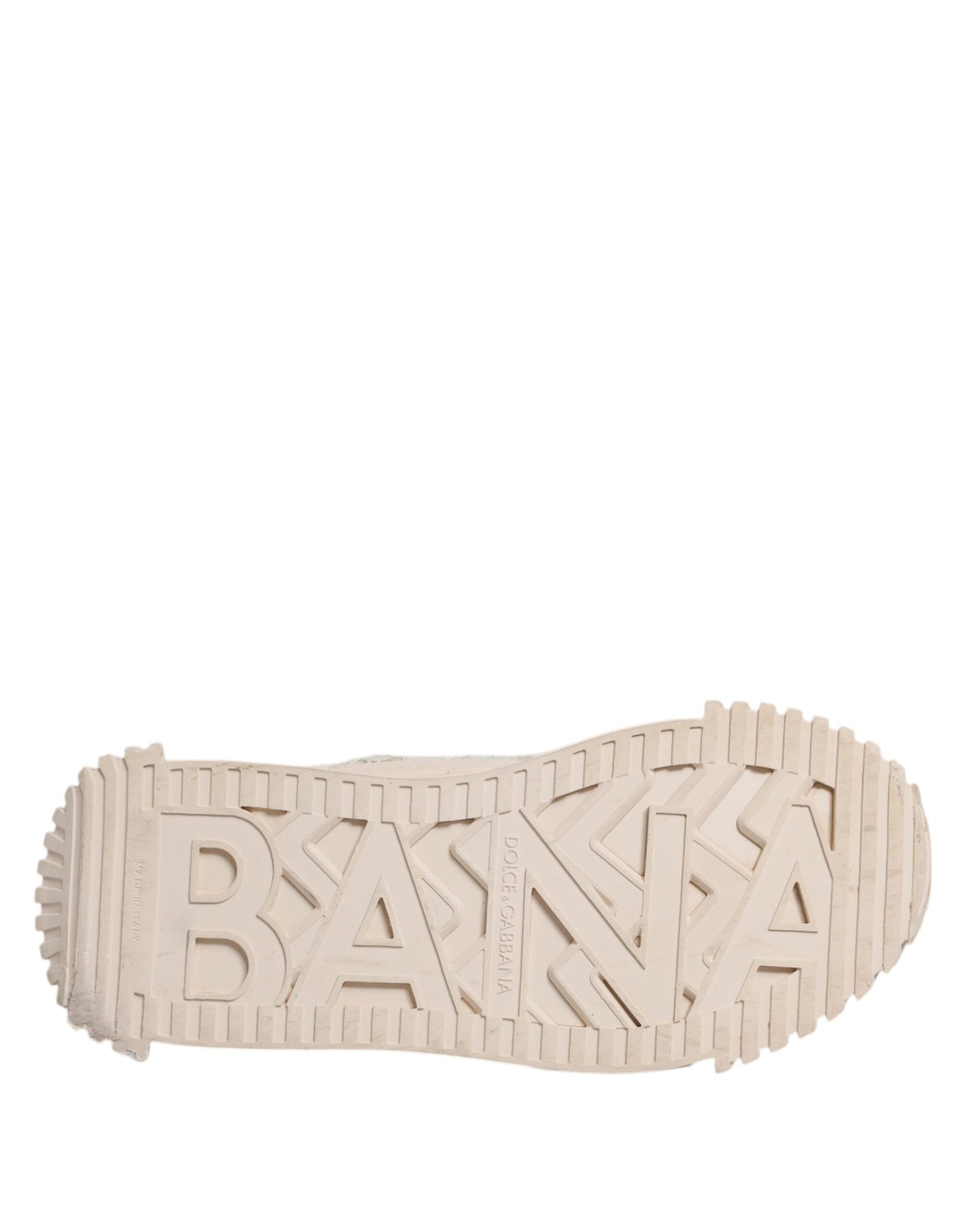 Dolce & Gabbana White Lace NS1 Low Top Sneaker Sports Shoes | Regal Royce