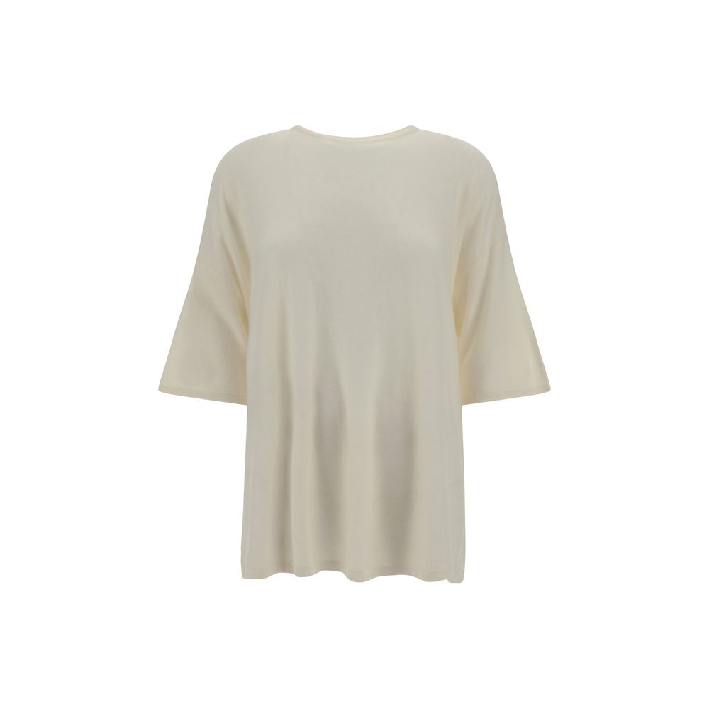 SA SU PHI White Cashmere T-Shirt
