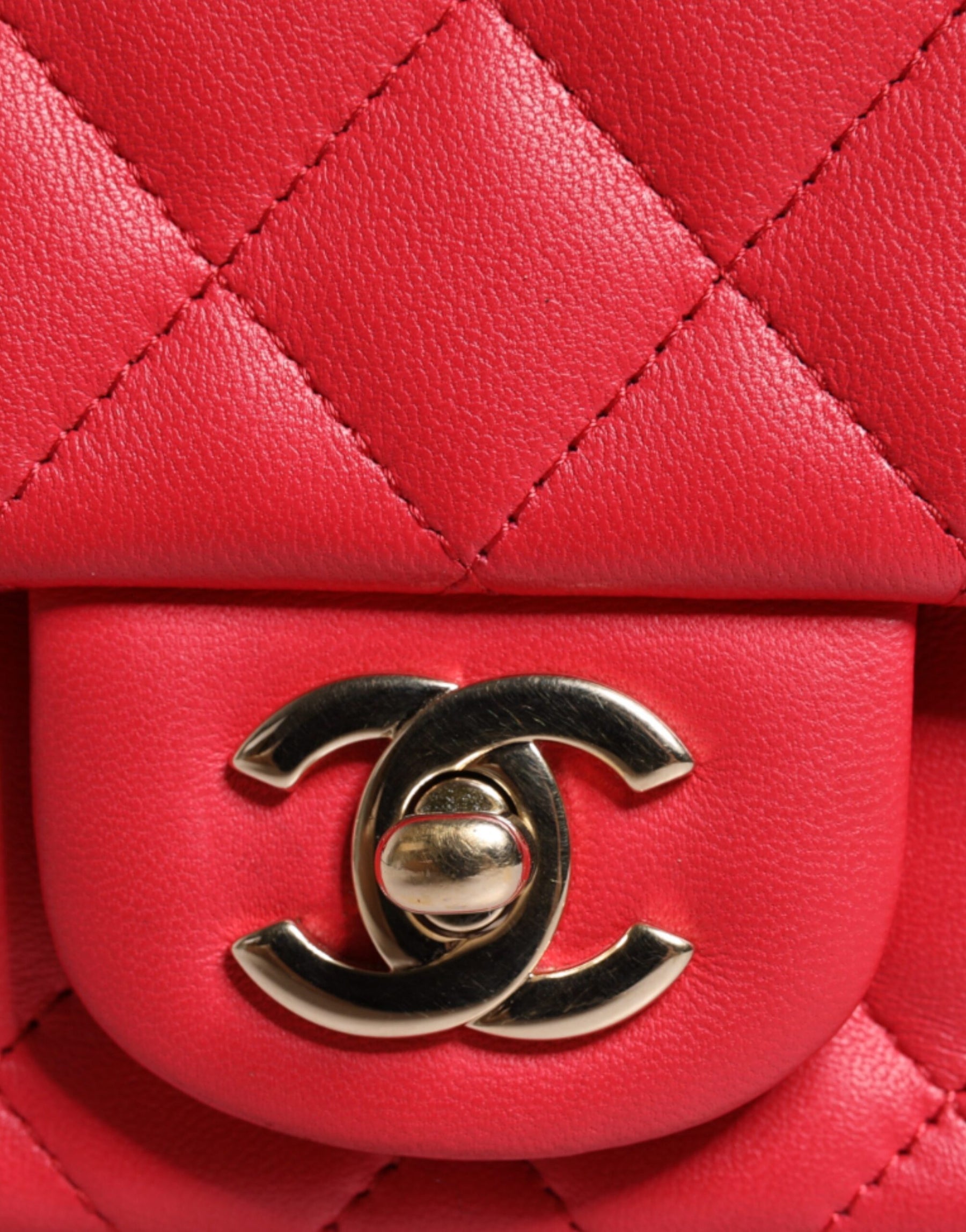 Chanel Pink Matelasse Chain Shoulder Lambskin Purse Mini | Regal Royce
