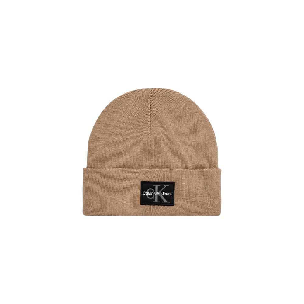 Calvin Klein Jeans Beige Cotton Cap (Baseball Hat) | Regal Royce