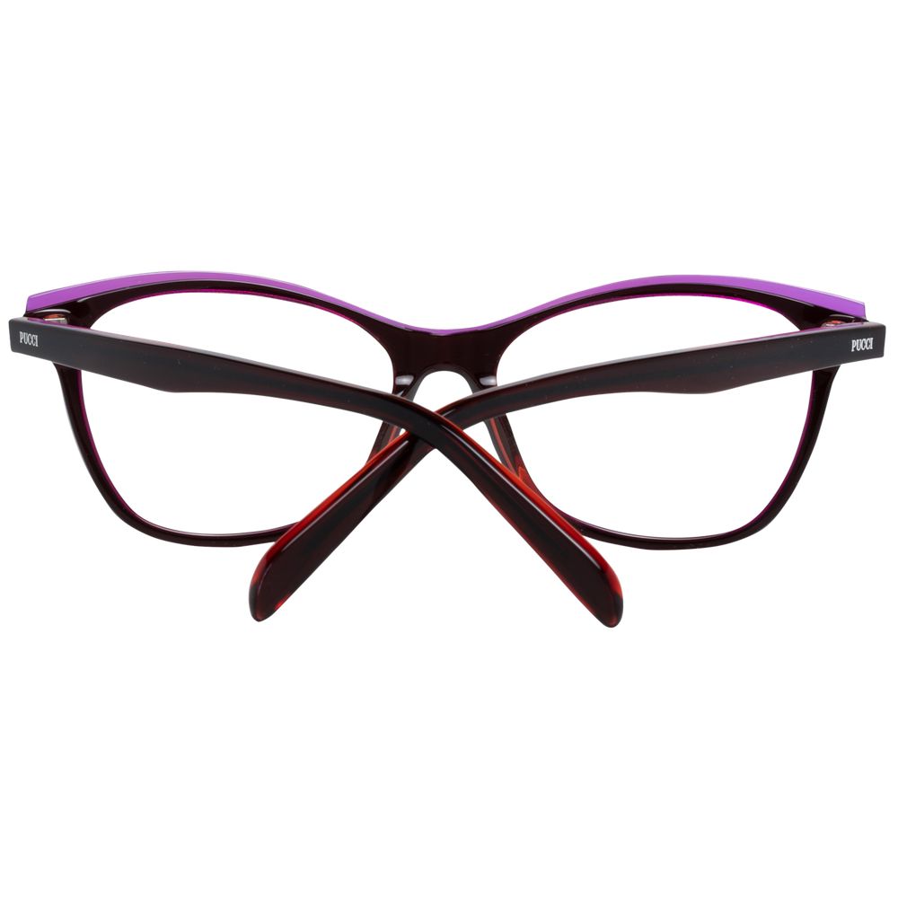 Emilio Pucci Burgundy Plastic Glasses (Frames) | Regal Royce