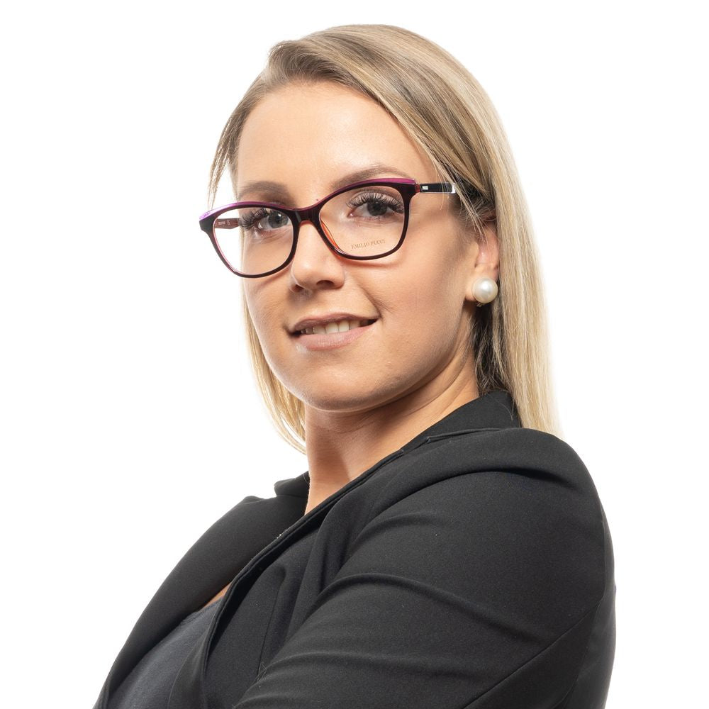 Emilio Pucci Burgundy Plastic Glasses (Frames) | Regal Royce