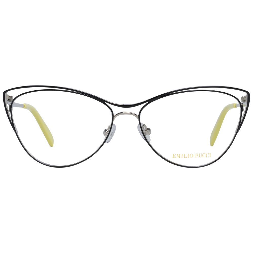 Emilio Pucci Black Metal Glasses (Frames) | Regal Royce