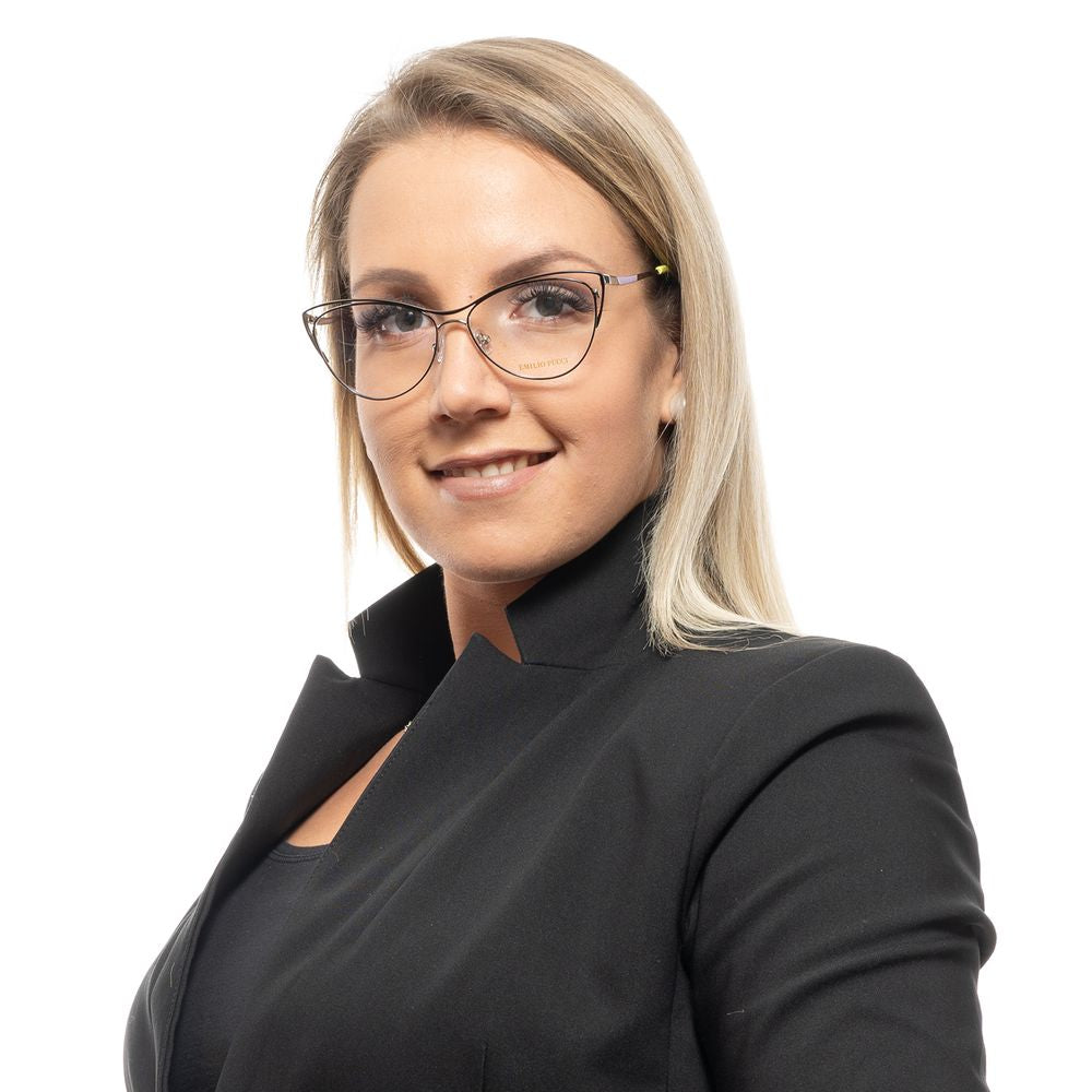 Emilio Pucci Black Metal Glasses (Frames) | Regal Royce