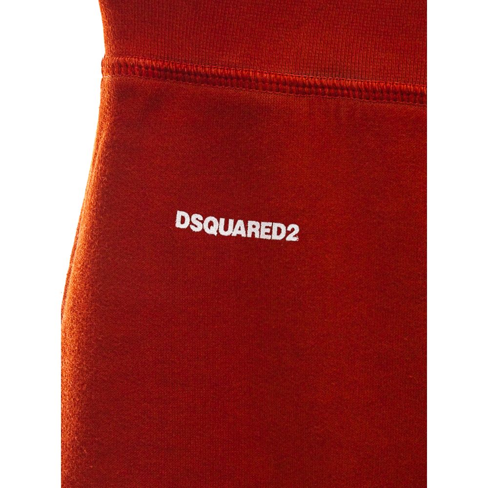 Dsquared² Red Cotton Athletic Pants | Regal Royce