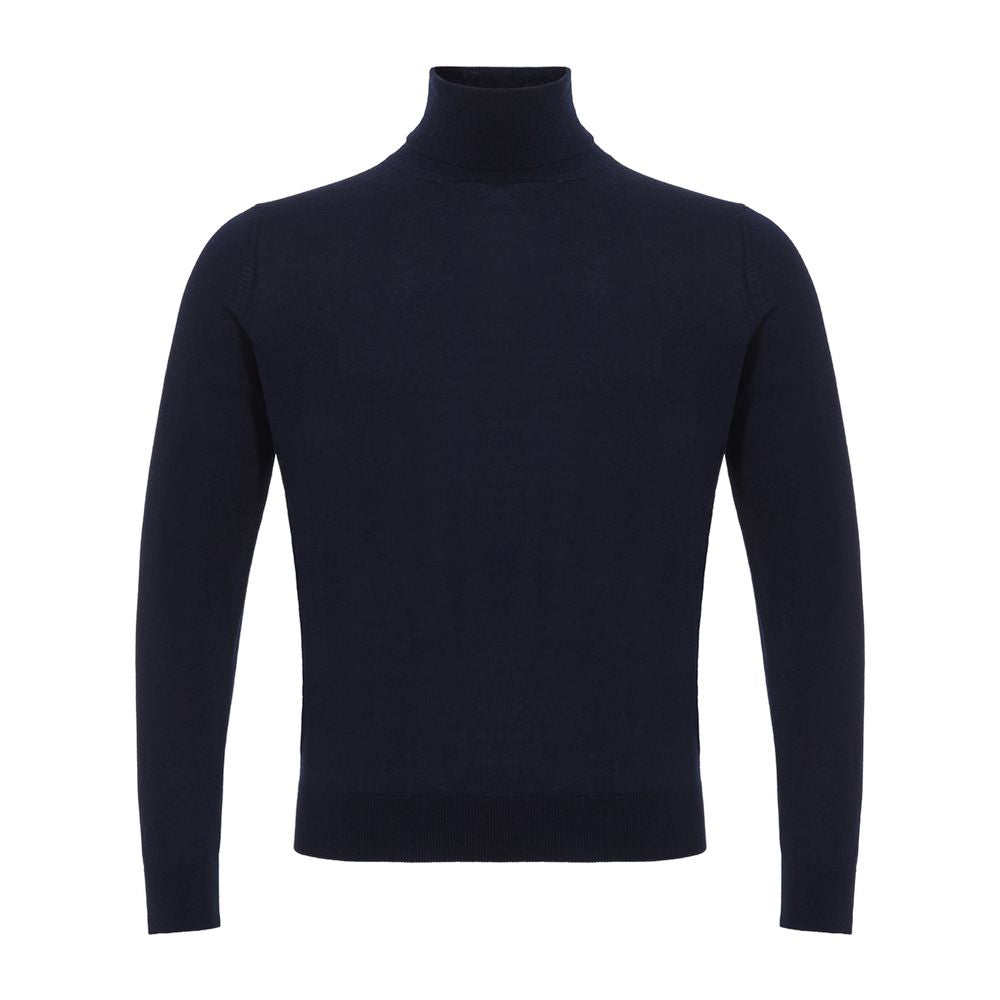 Colombo Blue Cashmere Turtleneck | Regal Royce