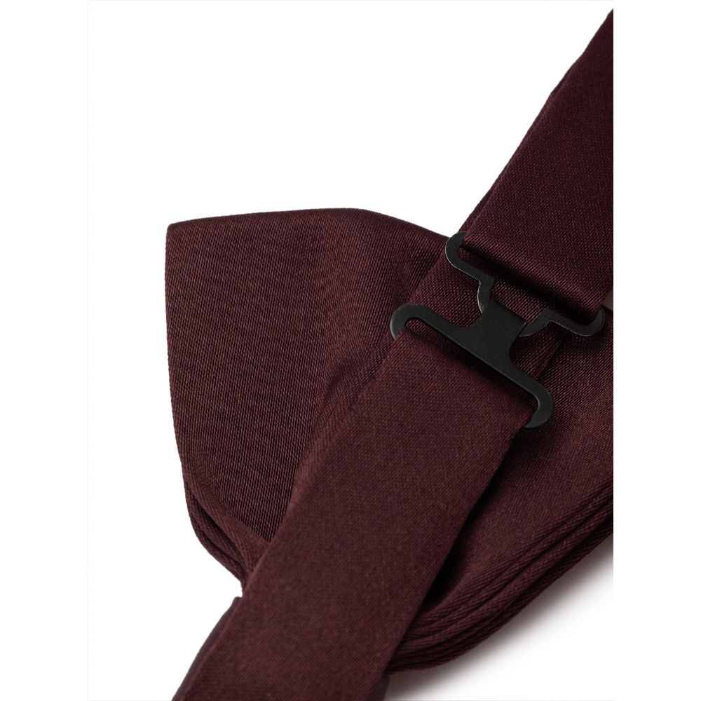 Dolce & Gabbana Burgundy Silk Bowtie | Regal Royce
