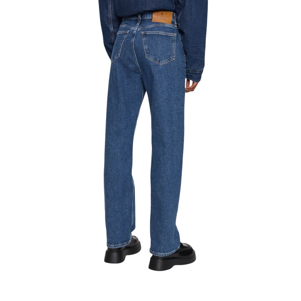 Calvin Klein Jeans Blue Cotton Mom Jeans | Regal Royce