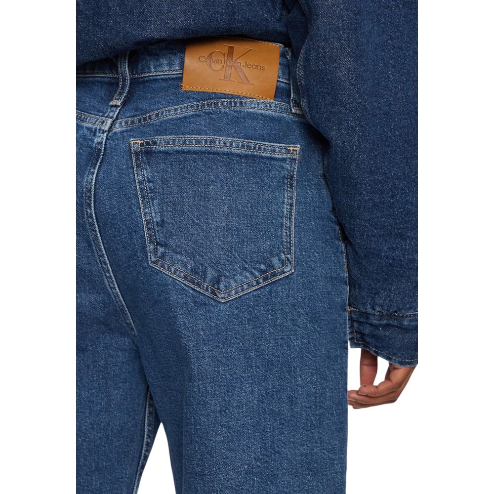 Calvin Klein Jeans Blue Cotton Mom Jeans | Regal Royce