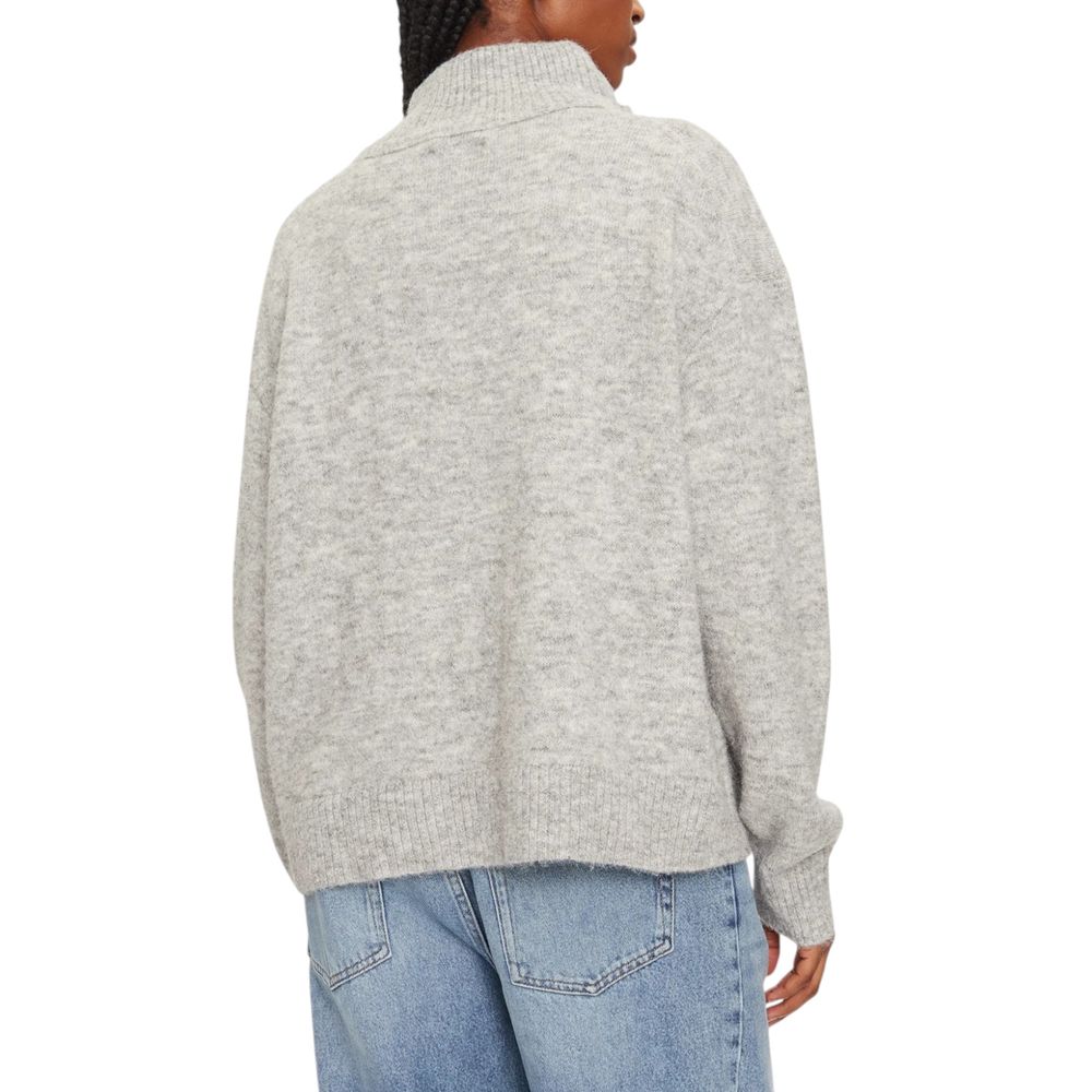Calvin Klein Jeans Gray Polyester Cardigan | Regal Royce
