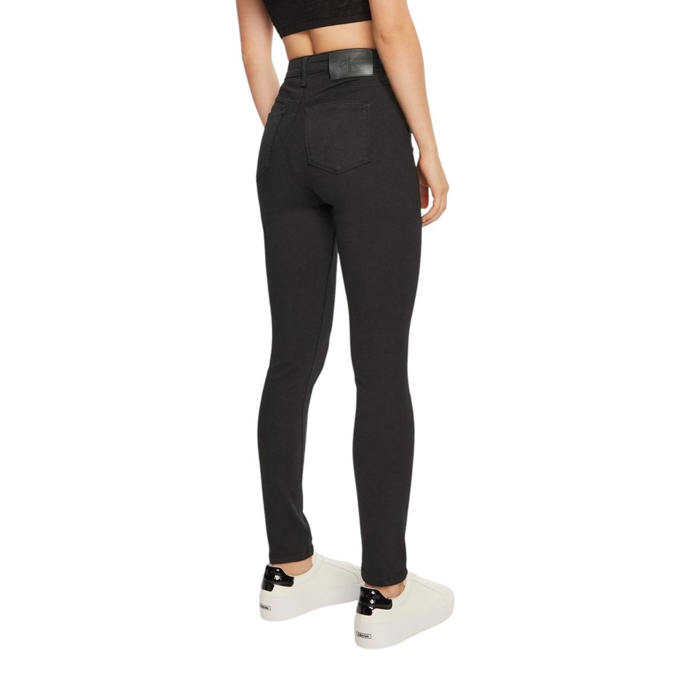 Calvin Klein Jeans Black Cotton Skinny Jeans | Regal Royce