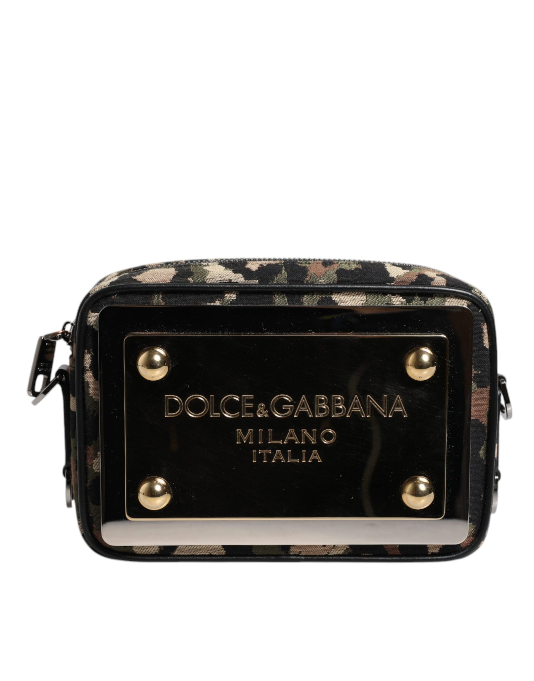 Dolce & Gabbana Multicolor Leopard Jacquard DG Logo Crossbody Bag | Regal Royce