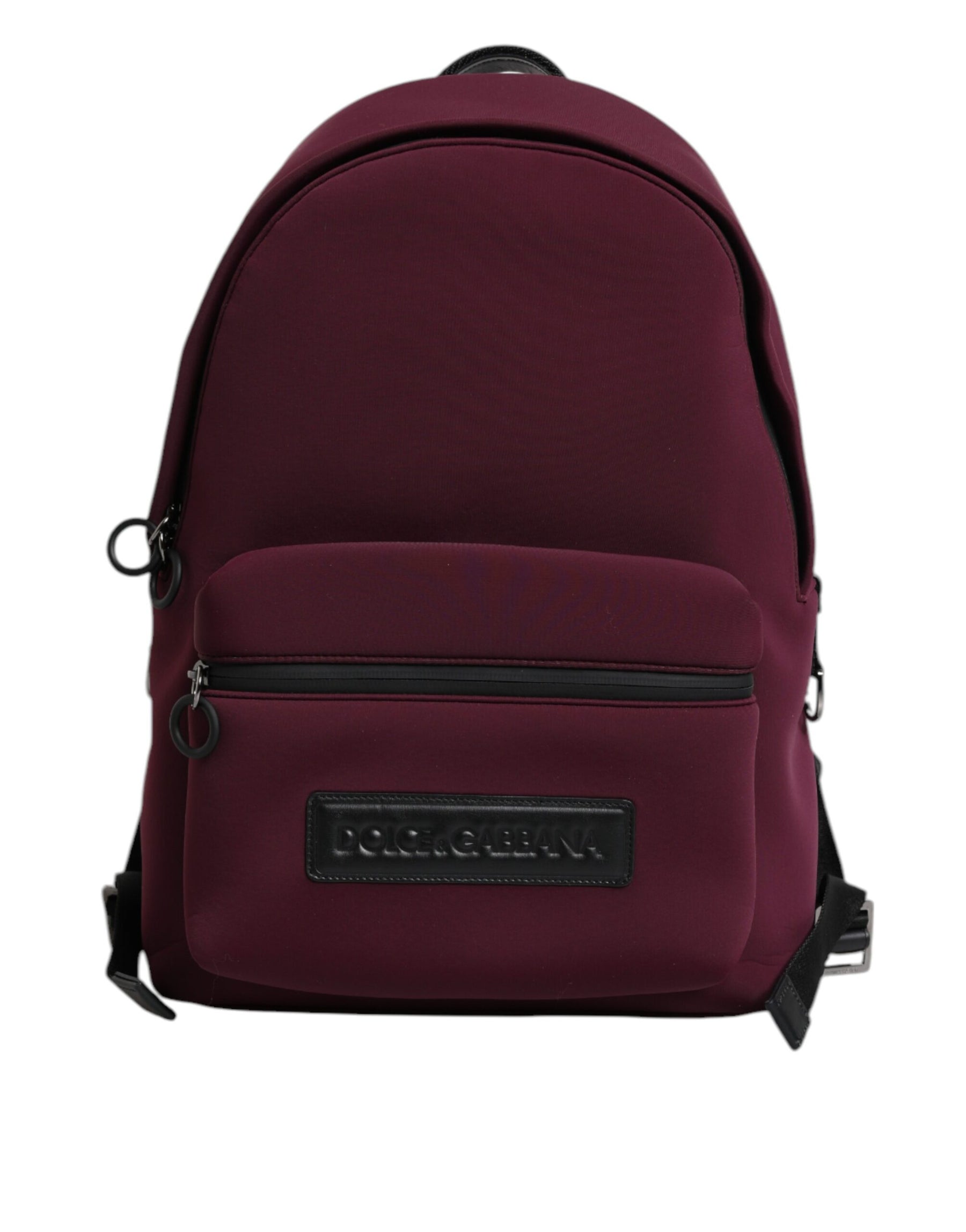 Dolce & Gabbana Burgundy Montreale Tecnico Textile Men Backpack Bag | Regal Royce