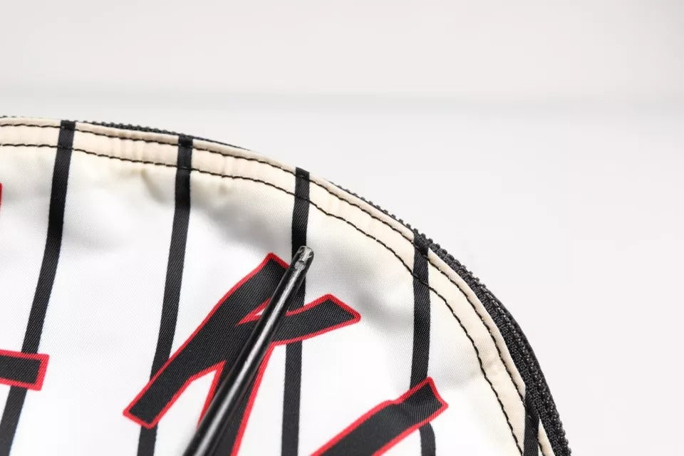 Dolce & Gabbana Black White Vulcano Royal King Print Men Backpack Bag | Regal Royce