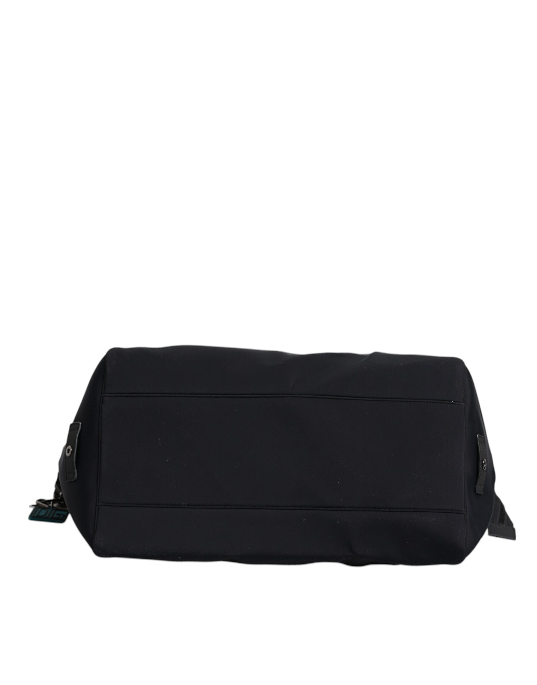 Dolce & Gabbana Black Canvas DG Logo Print Shopping Hand Tote Bag | Regal Royce