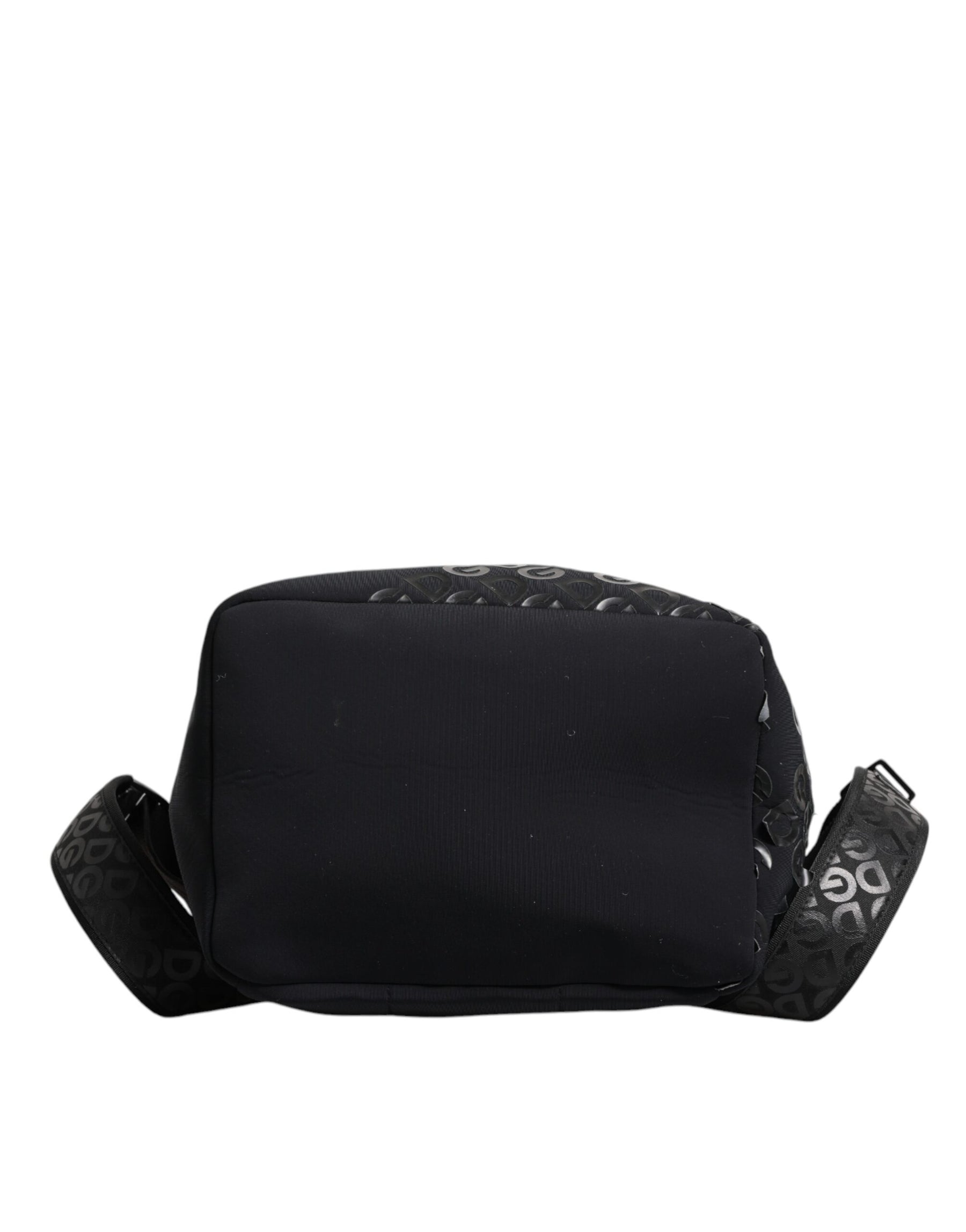 Dolce & Gabbana Black Neoprene Nylon DG Logo School Backpack Bag | Regal Royce