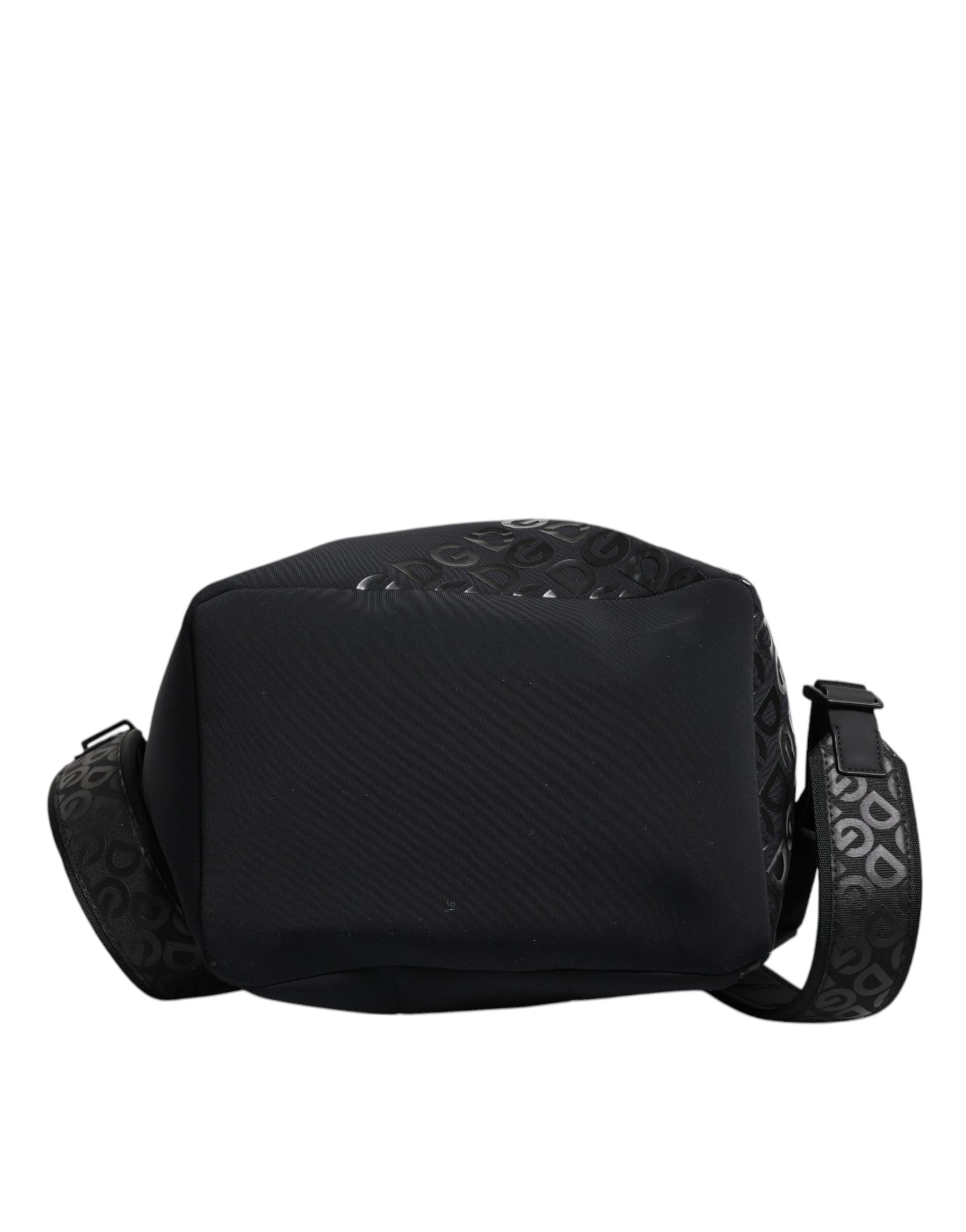 Dolce & Gabbana Black Neoprene Nylon DG Logo School Backpack Bag | Regal Royce