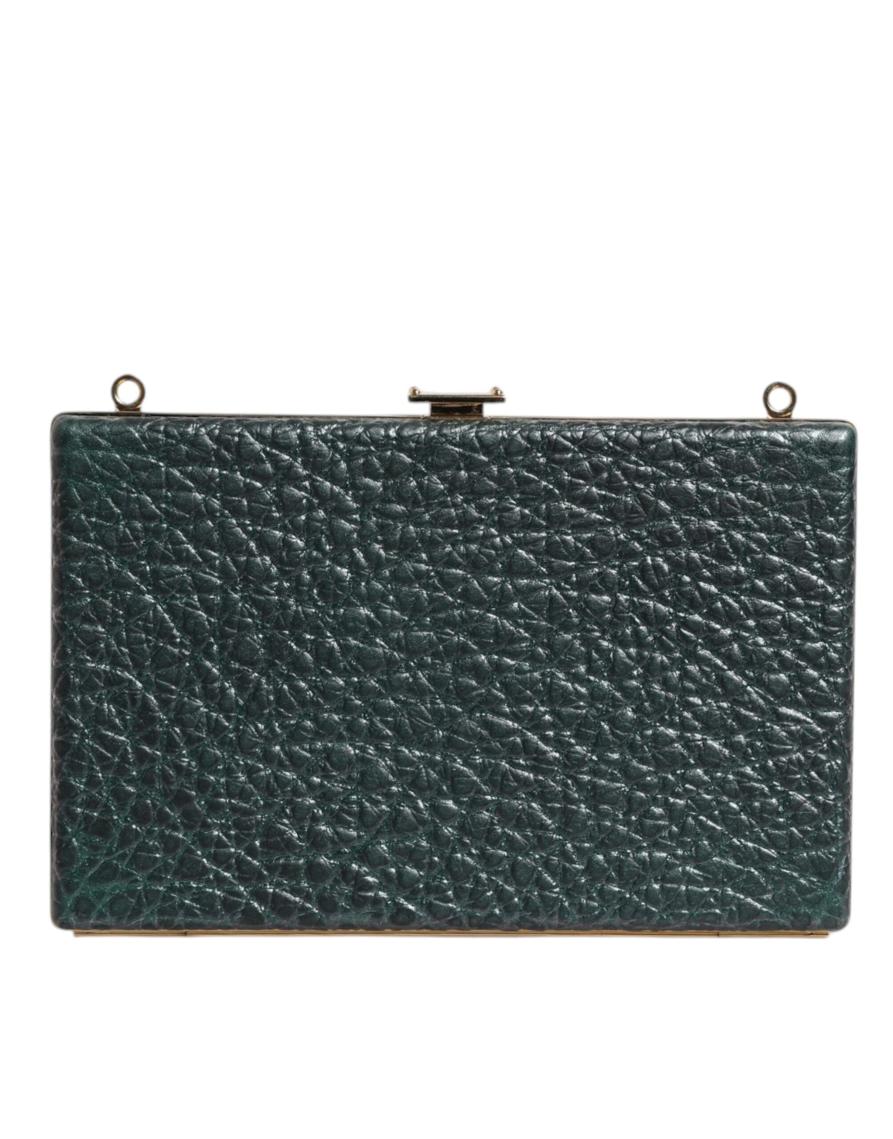 Dolce & Gabbana Black Leather Clutch Evening Crossbody Bag | Regal Royce