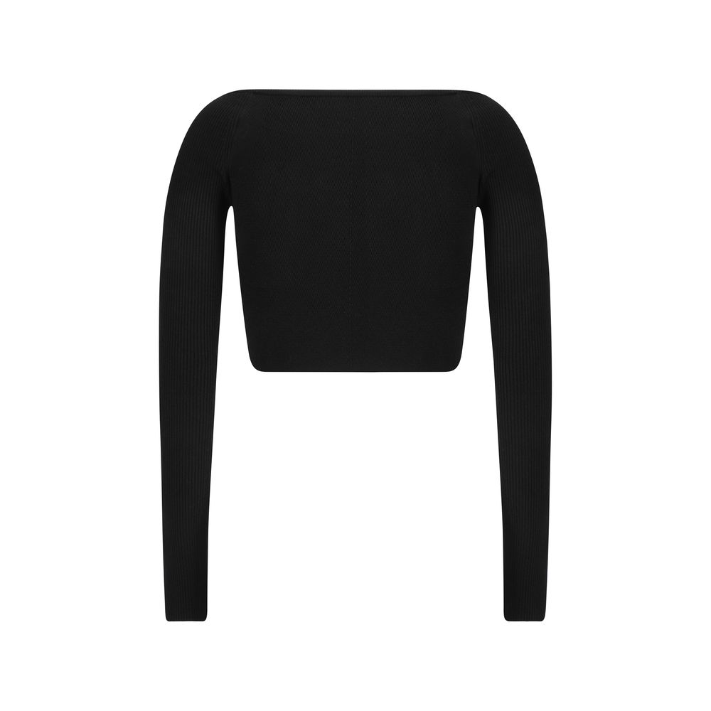 Diesel Black Rayon Long Sleeve T-Shirt | Regal Royce