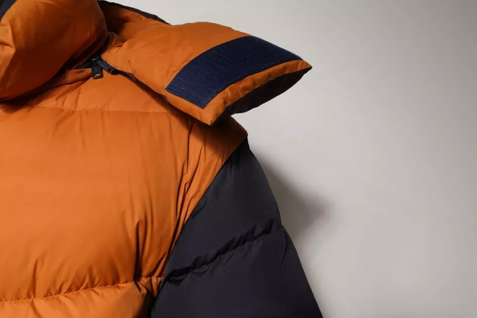 Dolce & Gabbana Multicolor Quilted Hooded Puffer Jacket | Regal Royce