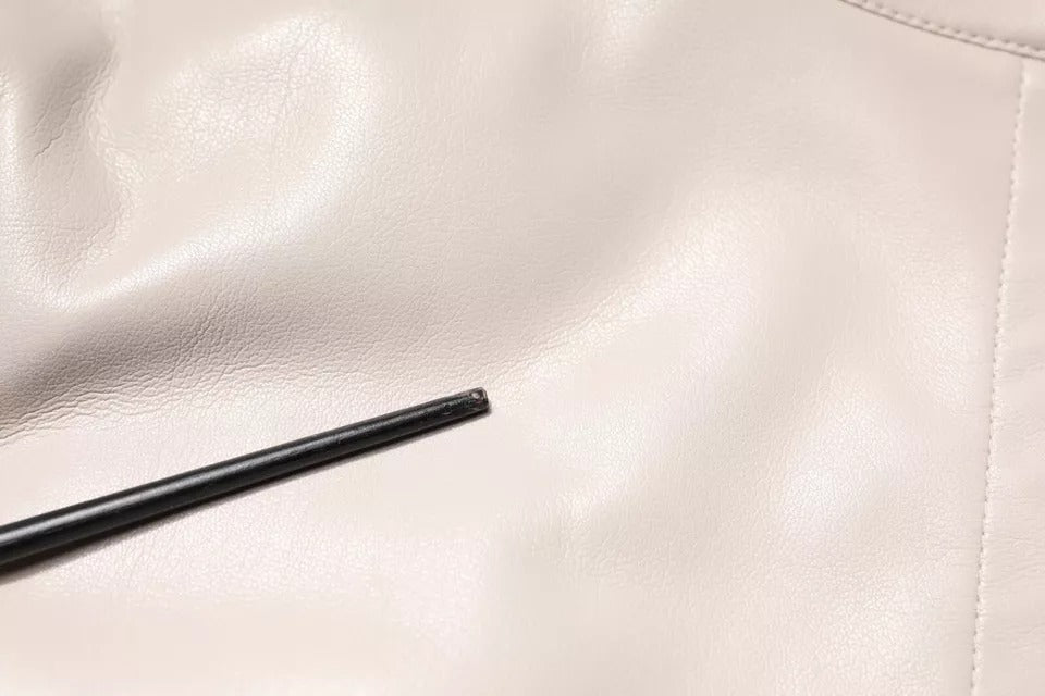 MSGM Beige Full Zip Hooded Long Sleeves Casual Coat Jacket | Regal Royce