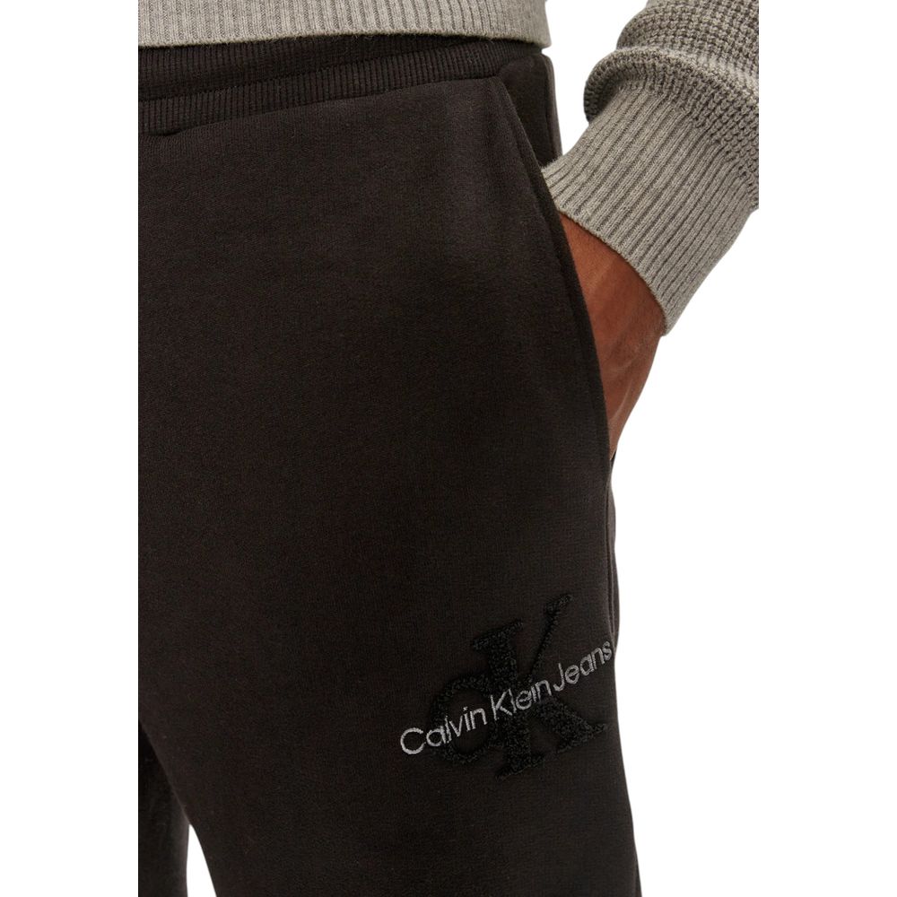 Calvin Klein Jeans Black Organic Cotton Joggers (Workout Pants) | Regal Royce