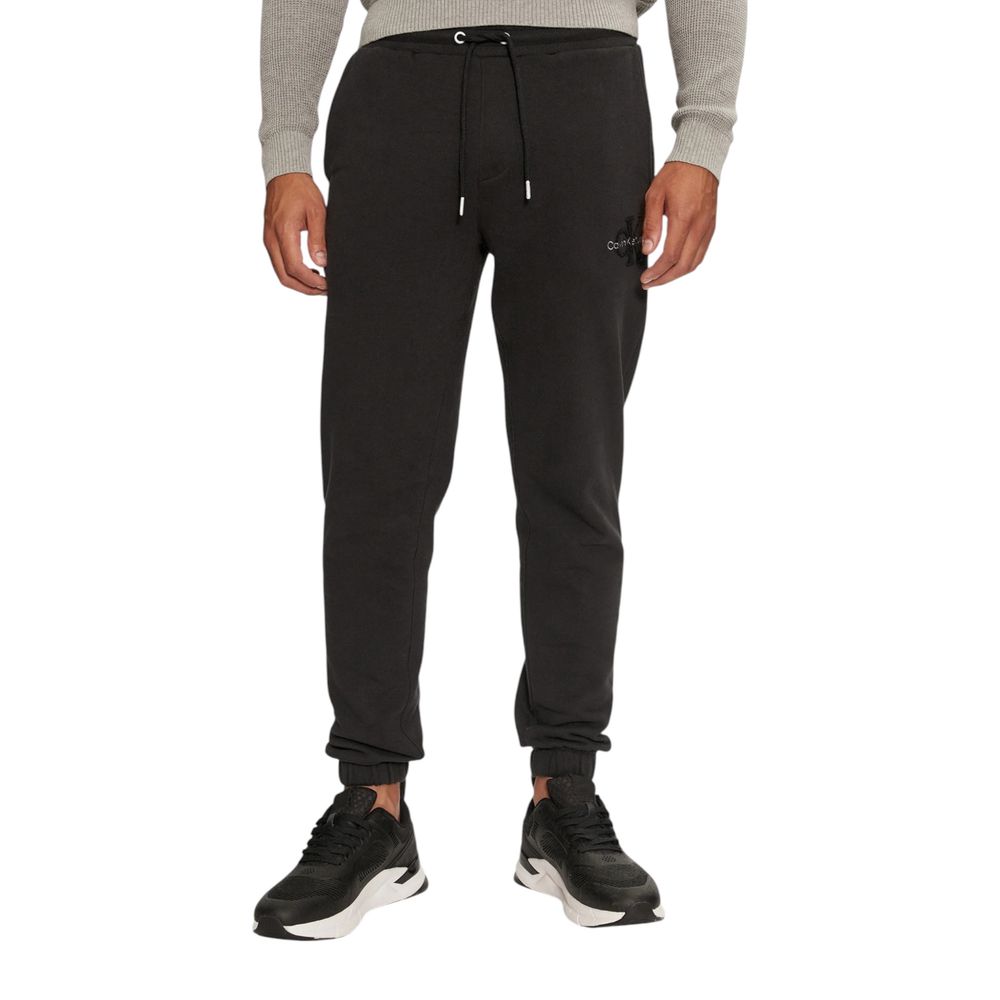 Calvin Klein Jeans Black Organic Cotton Joggers (Workout Pants) | Regal Royce