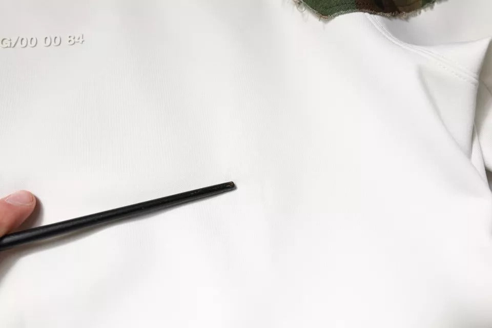 Dolce & Gabbana Multicolor Patchwork Cotton Crew Neck Sweater | Regal Royce