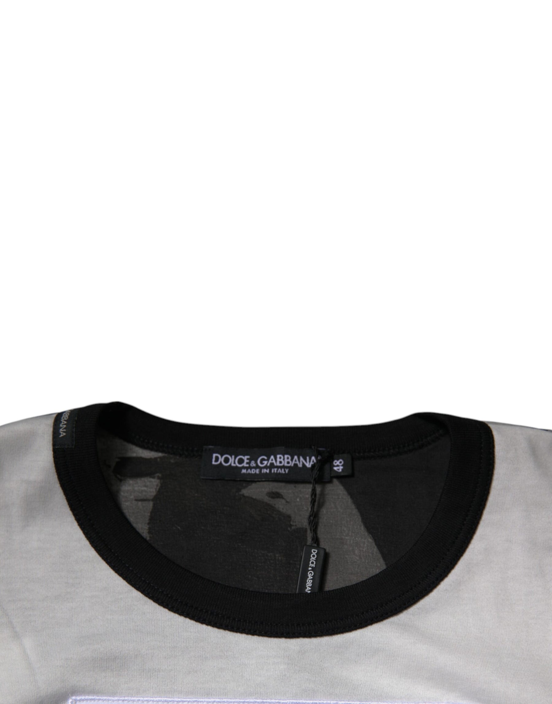 Dolce & Gabbana Multicolor Camouflage Crew Neck T-shirt | Regal Royce